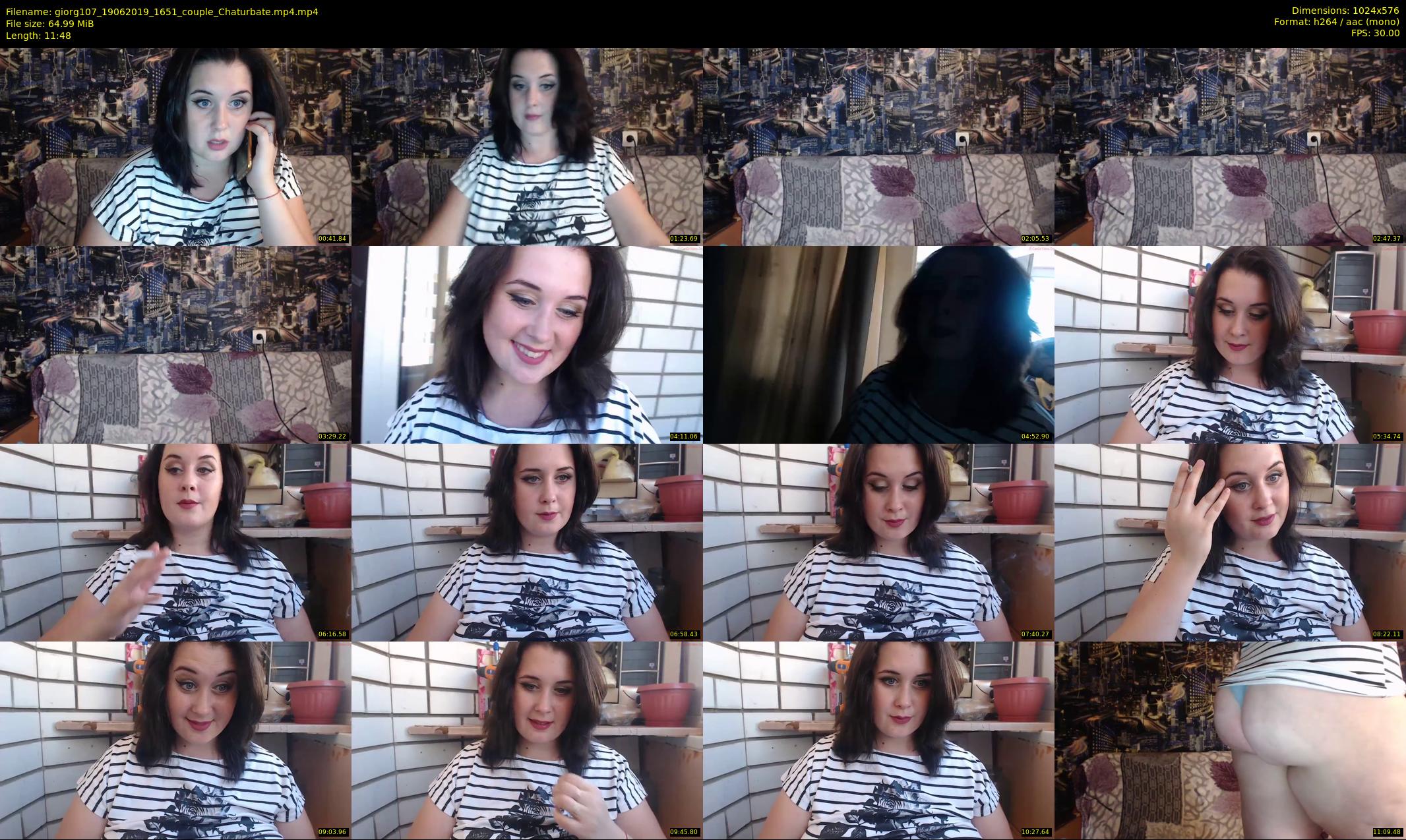 giorg107 — 12 minute Chaturbate couple cam show recording, 480p, Jun 19, 2019