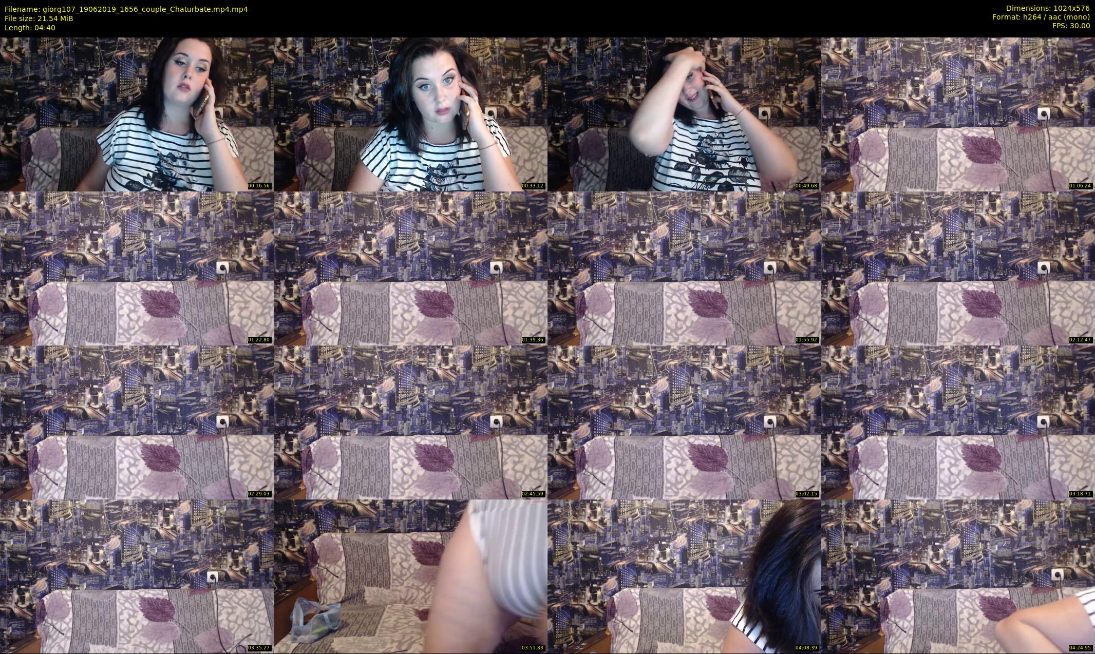 giorg107 — 5 minute Chaturbate couple cam show recording, 480p, Jun 19, 2019