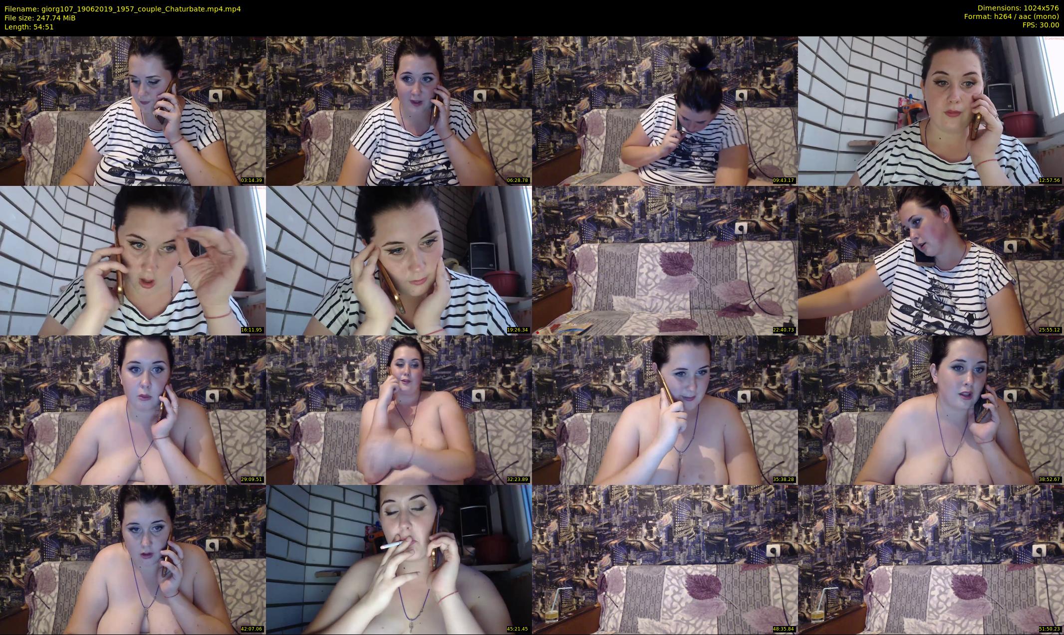 giorg107 — 55 minute Chaturbate couple cam show recording, 480p, Jun 19, 2019