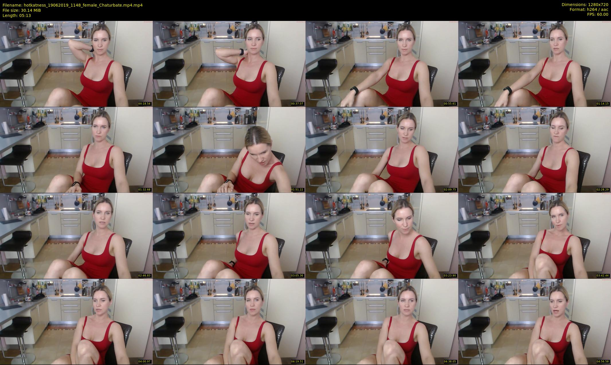 hotkatness — 6 minute Chaturbate female cam show recording, 720p, Jun 19, 2019