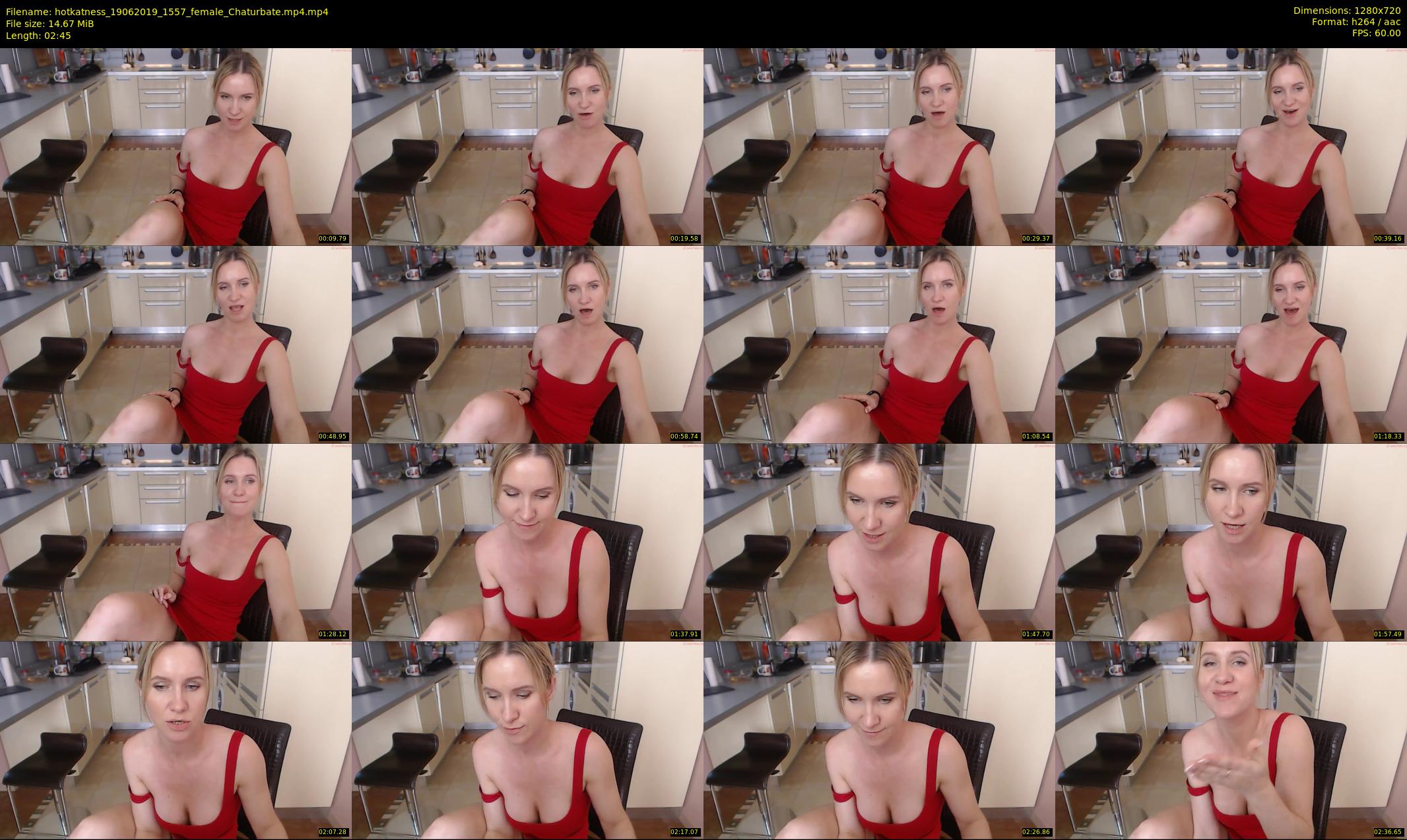 hotkatness — 3 minute Chaturbate female cam show recording, 720p, Jun 19, 2019