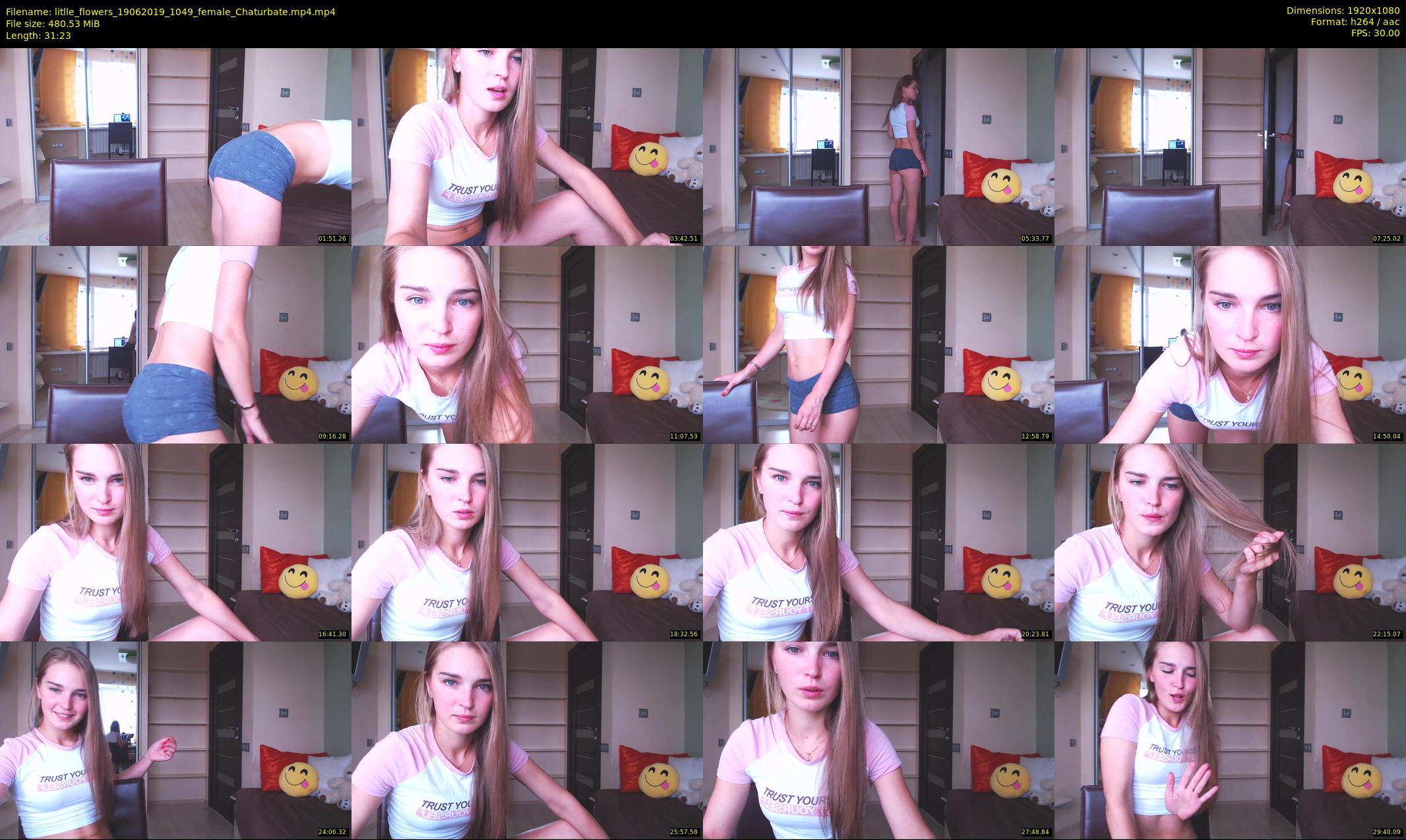 litlle_flowers — 32 minute Chaturbate female cam show recording, 1080p, Jun 19, 2019
