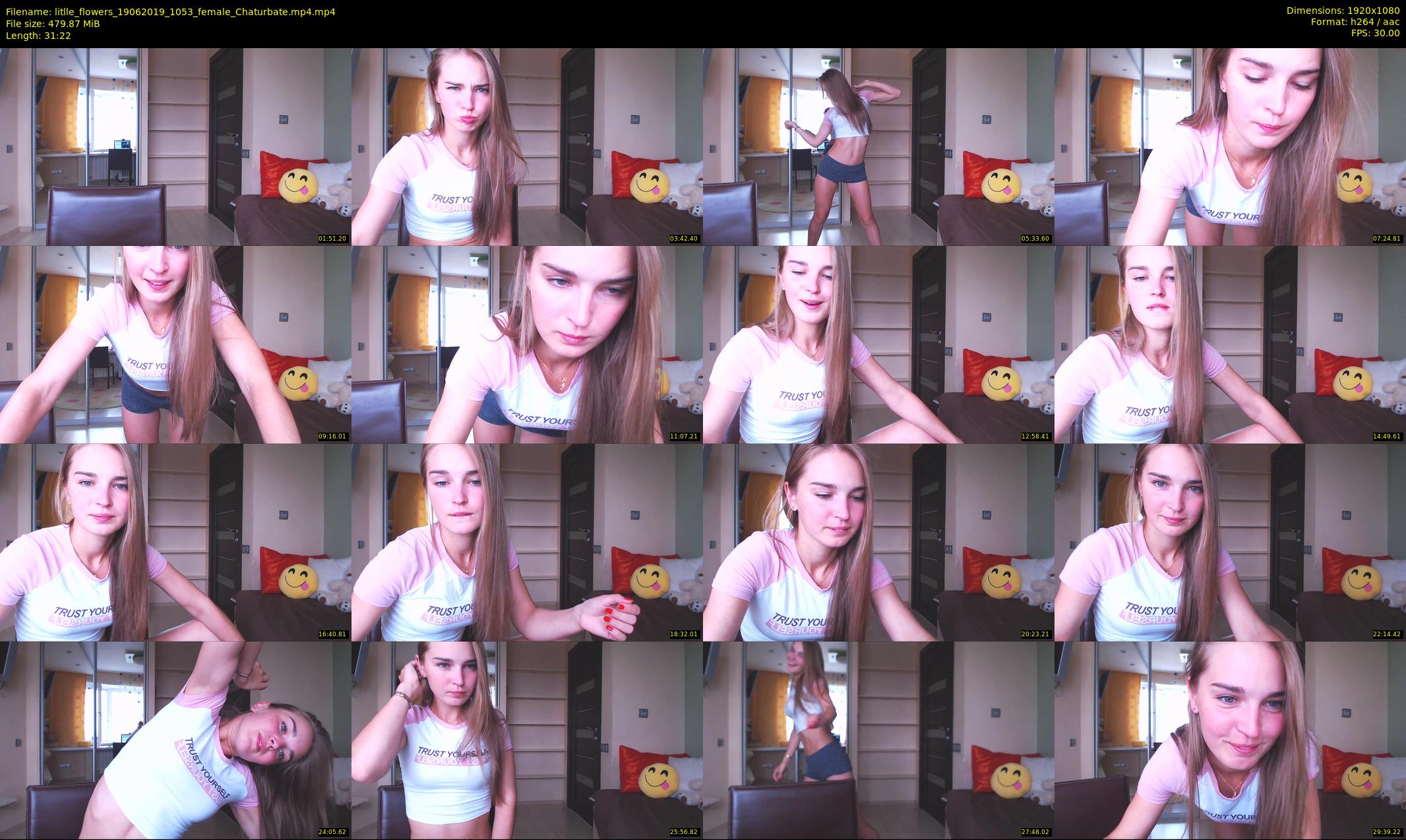 litlle_flowers — 32 minute Chaturbate female cam show recording, 1080p, Jun 19, 2019