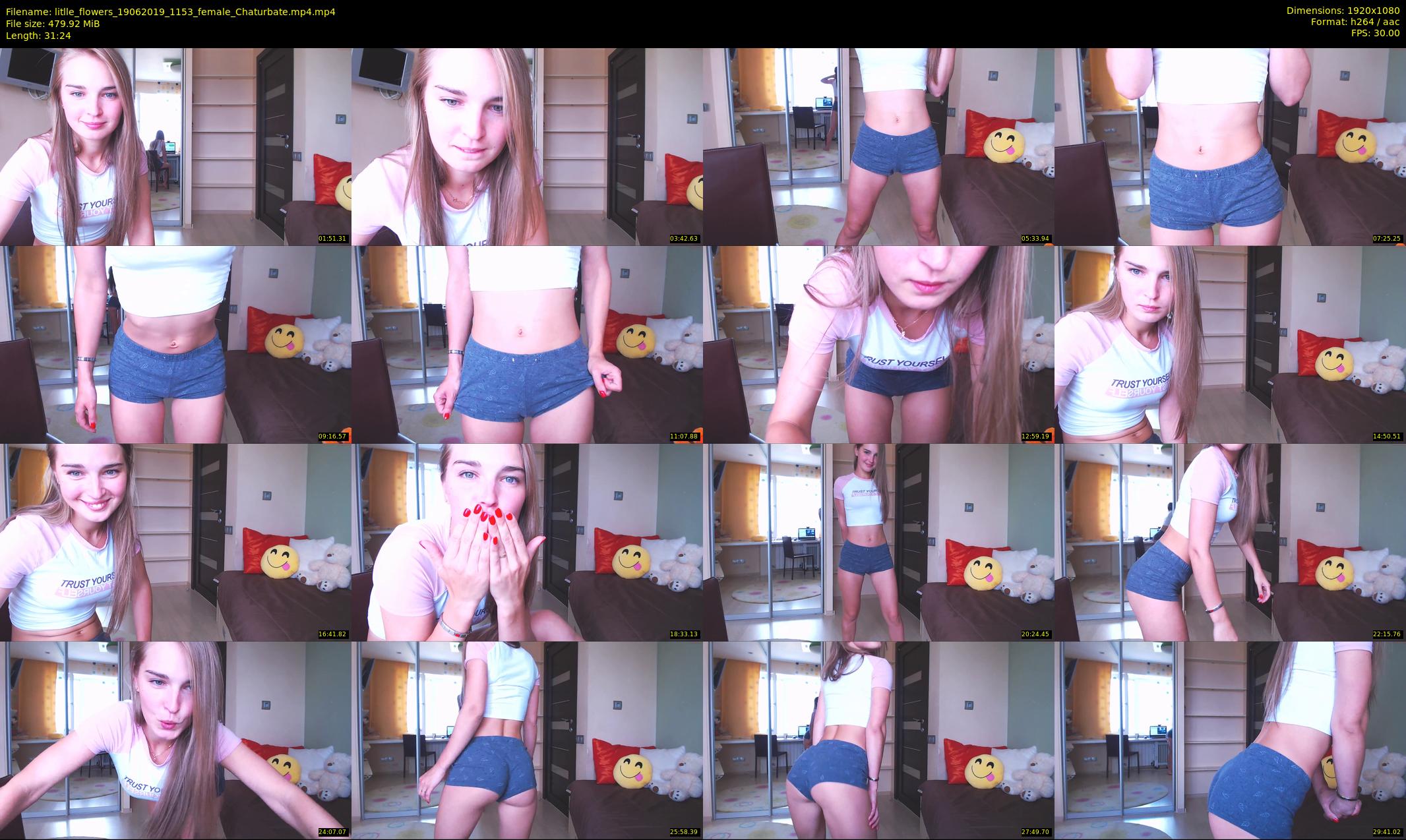 litlle_flowers — 32 minute Chaturbate female cam show recording, 1080p, Jun 19, 2019