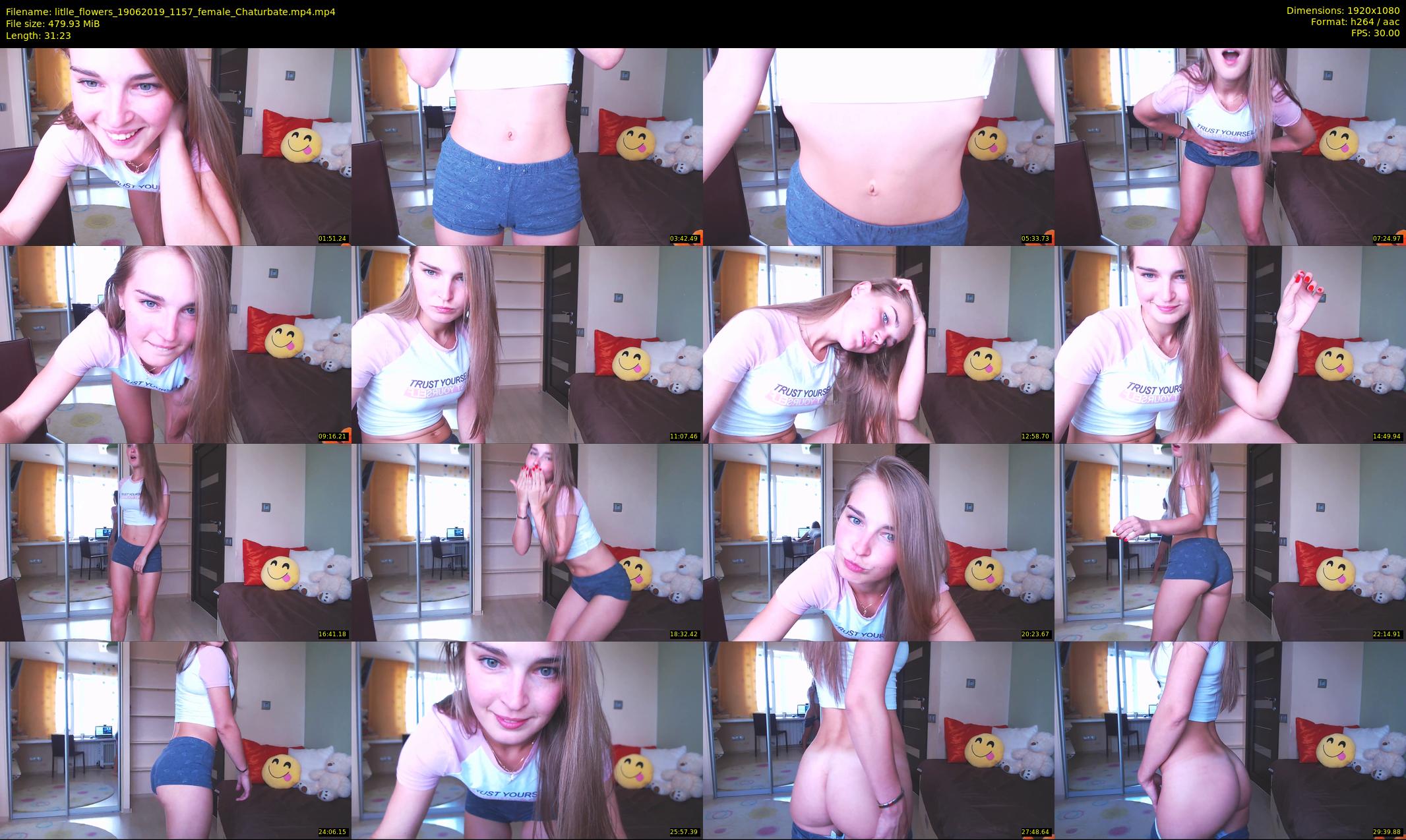 litlle_flowers — 32 minute Chaturbate female cam show recording, 1080p, Jun 19, 2019