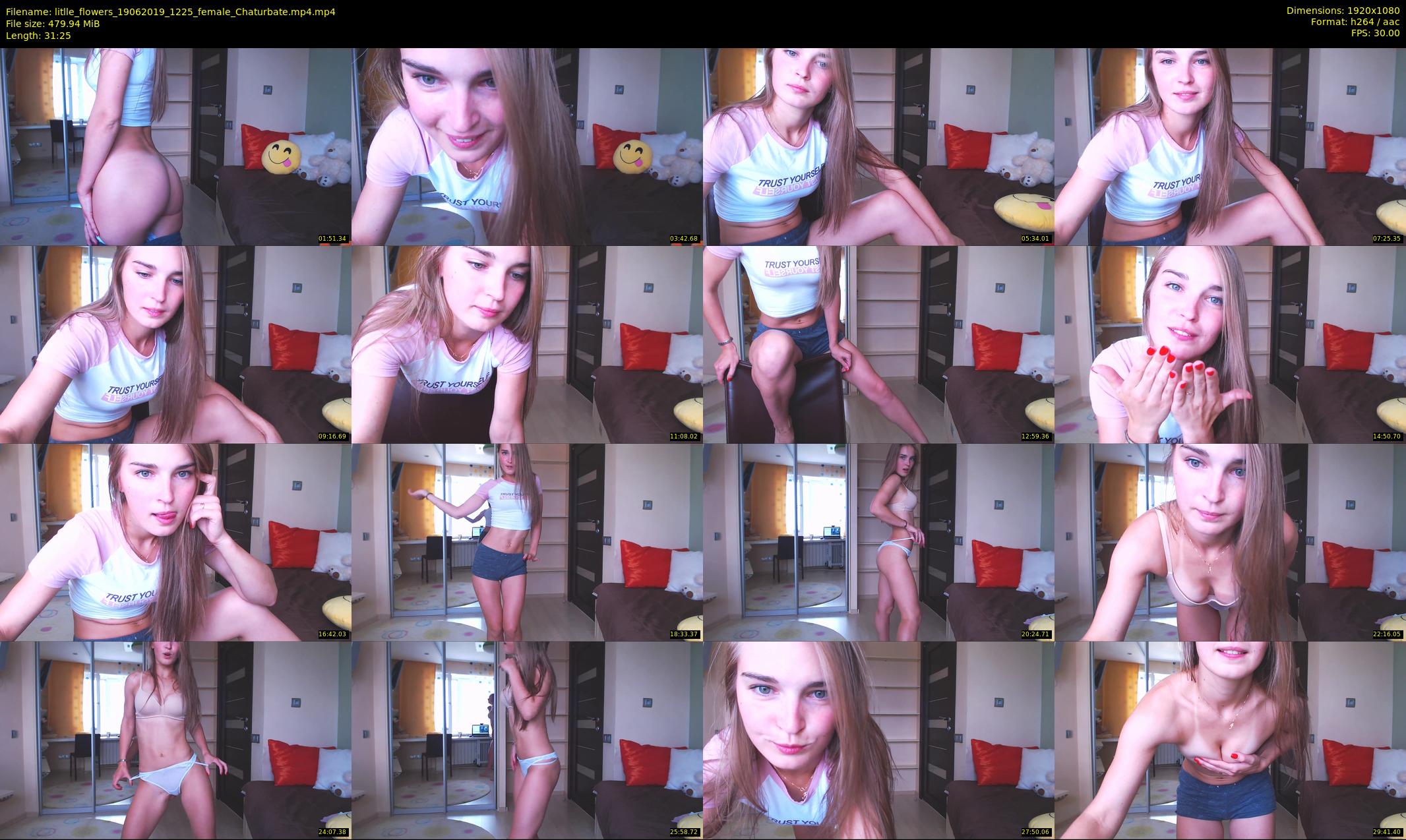 litlle_flowers — 32 minute Chaturbate female cam show recording, 1080p, Jun 19, 2019