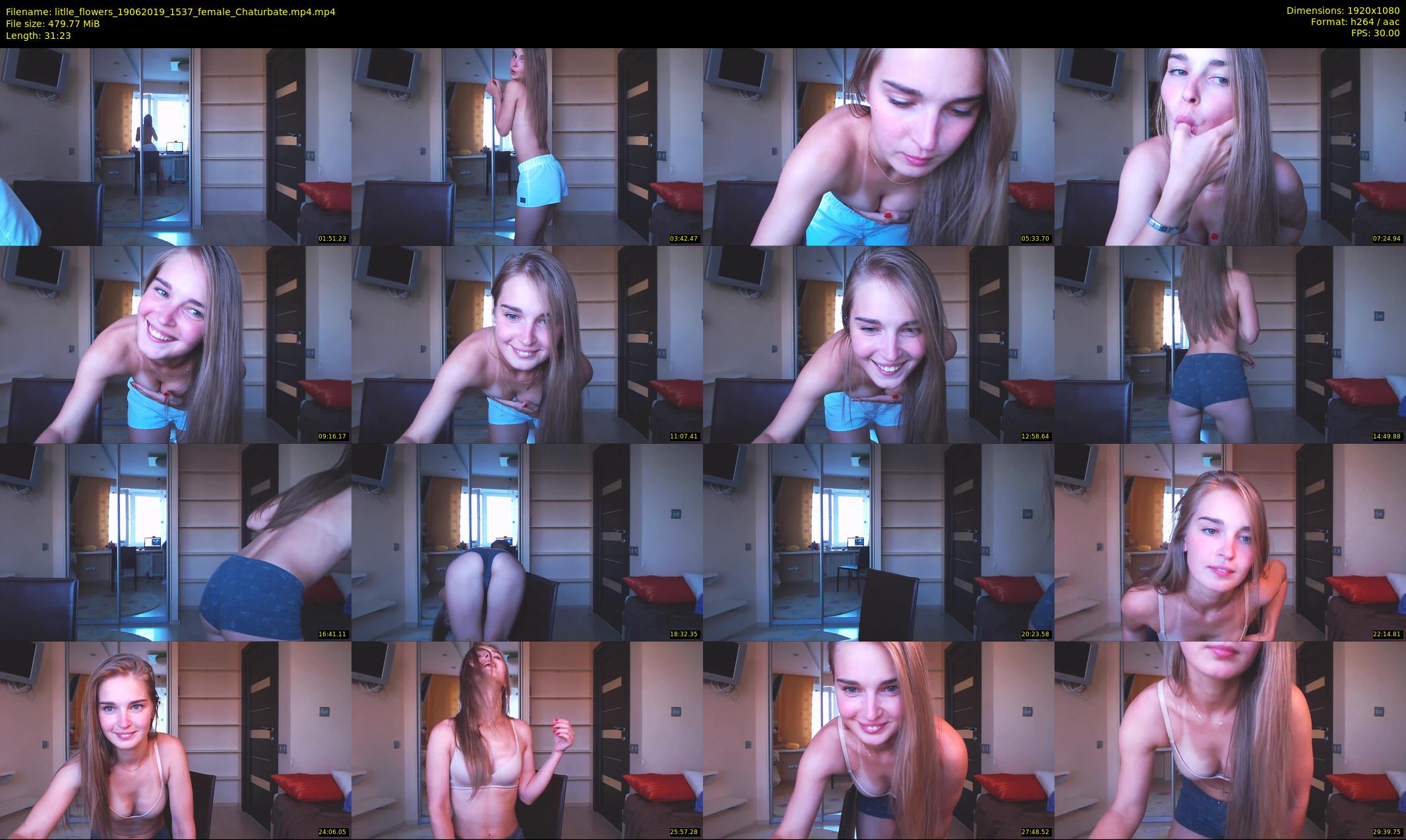 litlle_flowers — 32 minute Chaturbate female cam show recording, 1080p, Jun 19, 2019