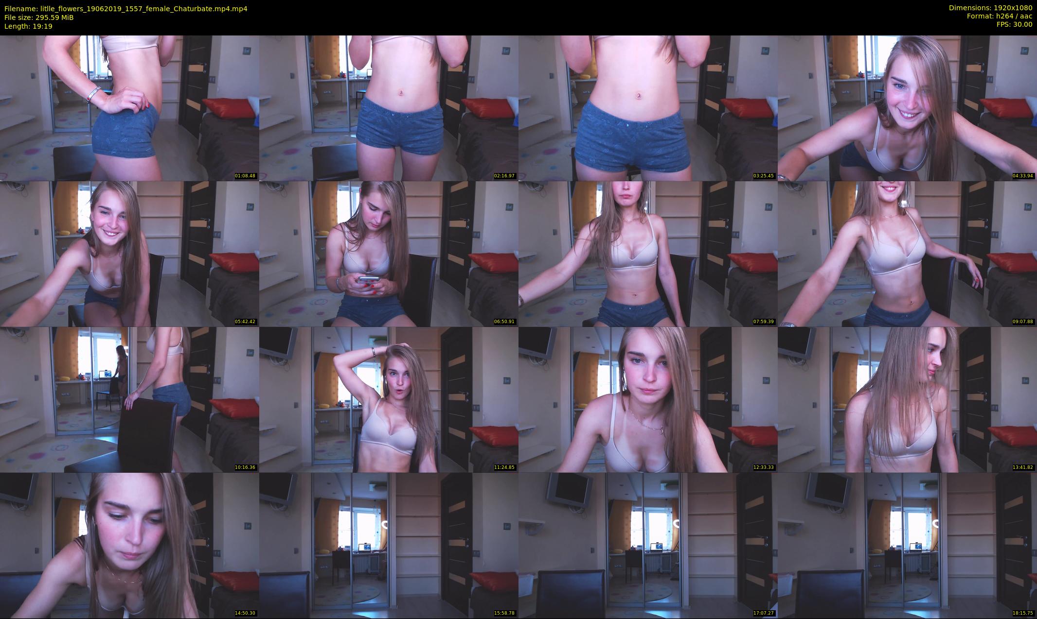litlle_flowers — 20 minute Chaturbate female cam show recording, 1080p, Jun 19, 2019