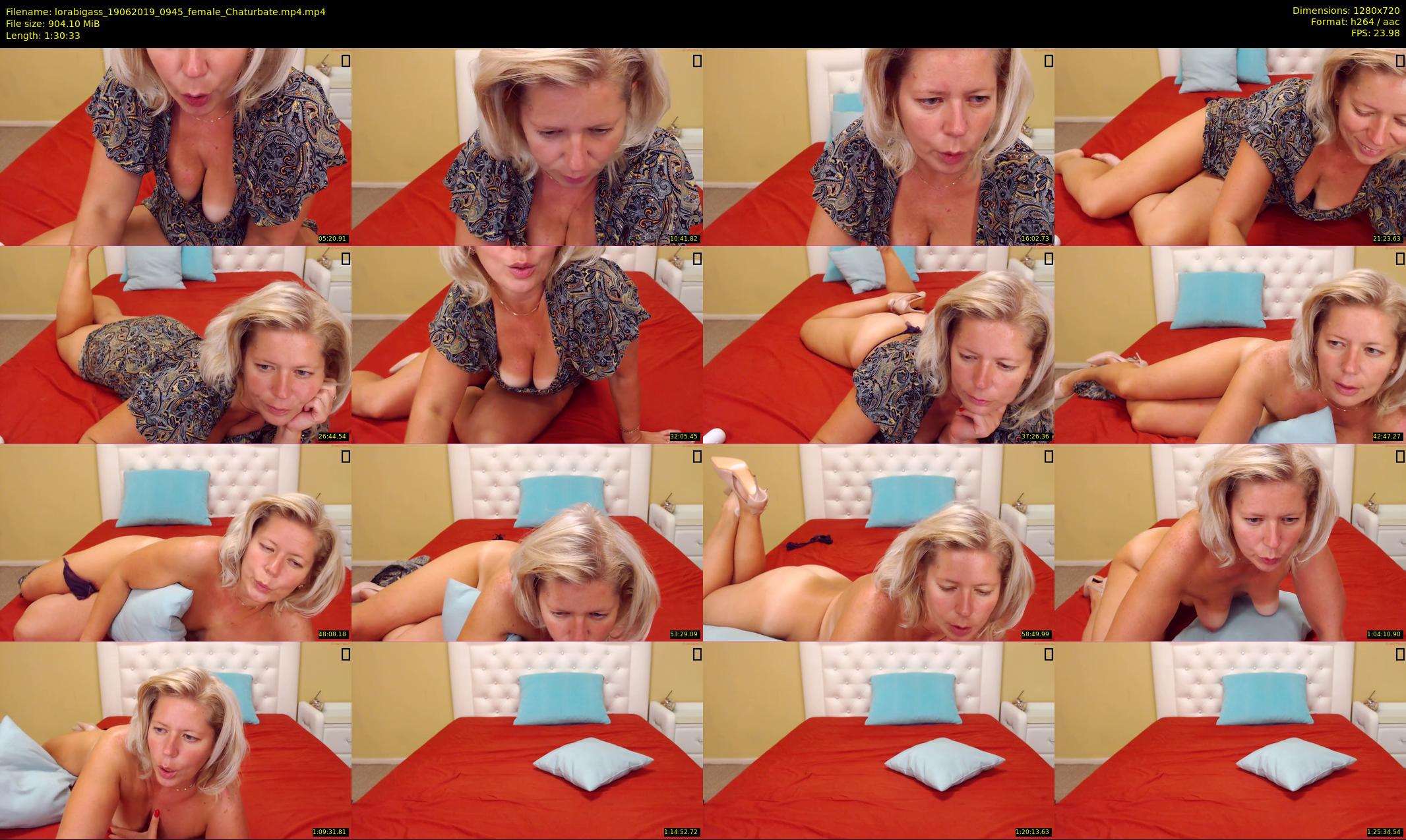 lorabigass — 91 minute Chaturbate female cam show recording, 720p, Jun 19, 2019