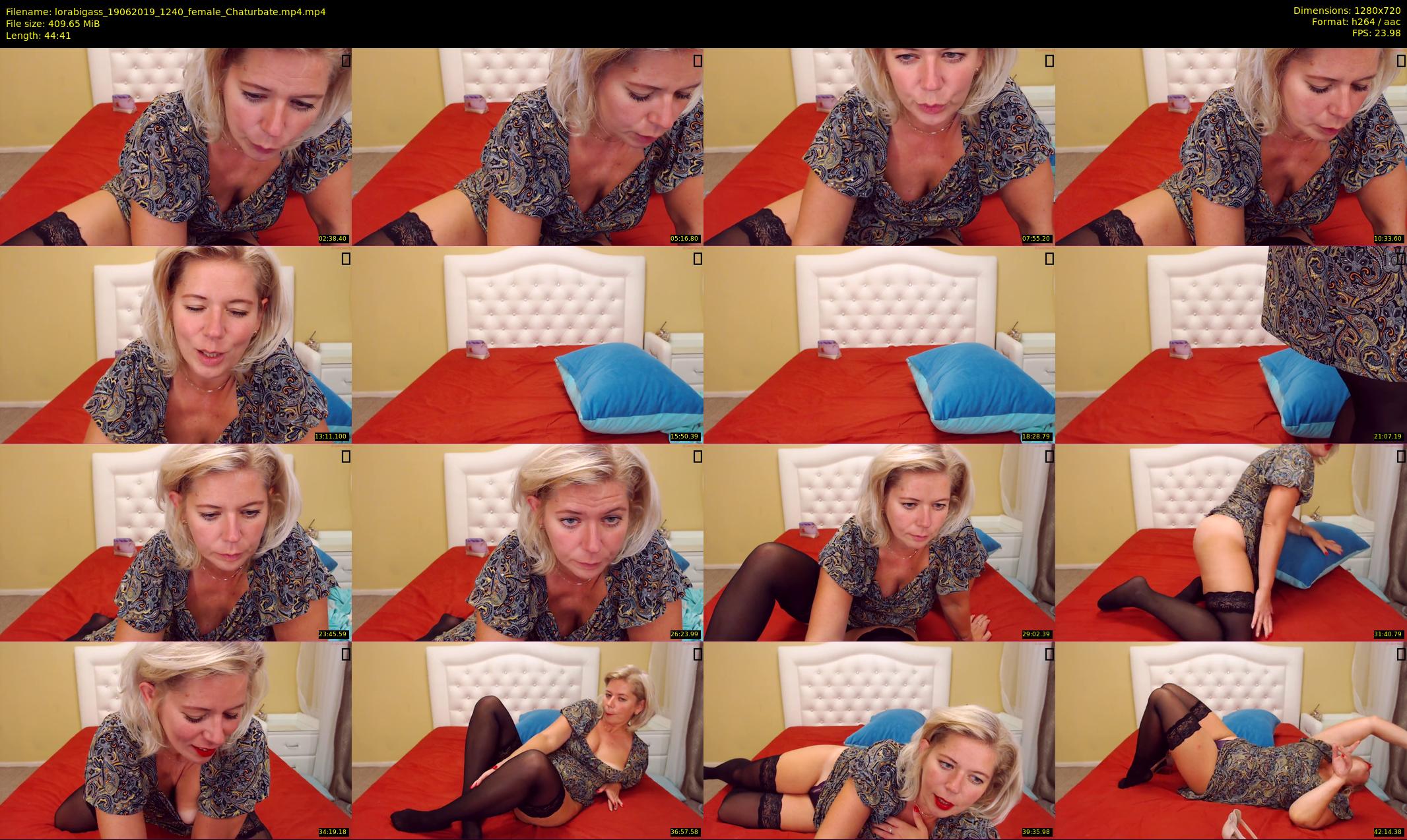 lorabigass — 45 minute Chaturbate female cam show recording, 720p, Jun 19, 2019
