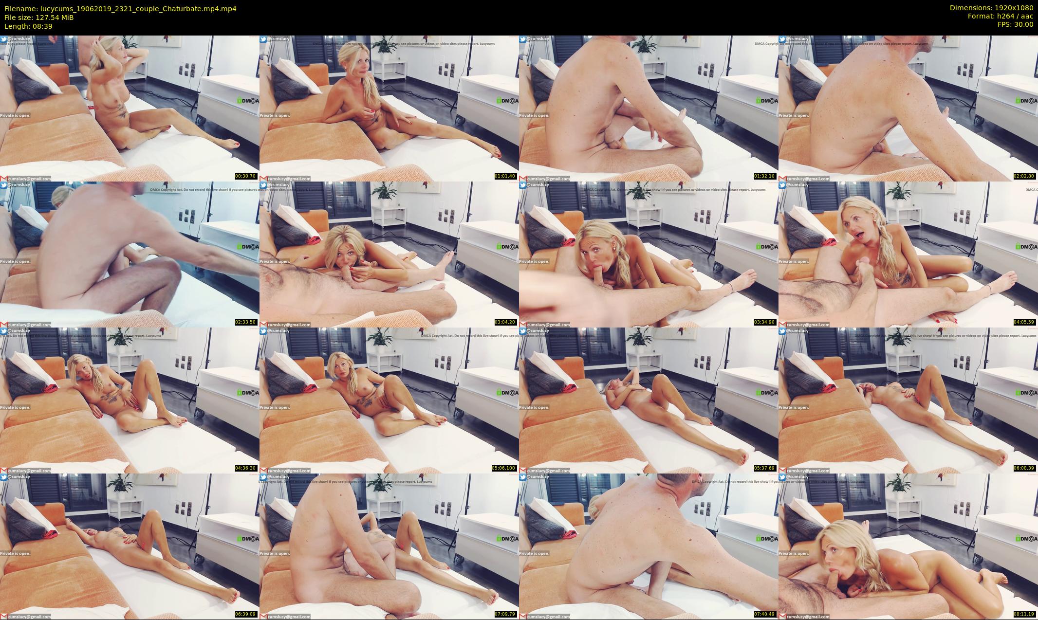 lucycums — 9 minute Chaturbate couple cam show recording, 1080p, Jun 19, 2019
