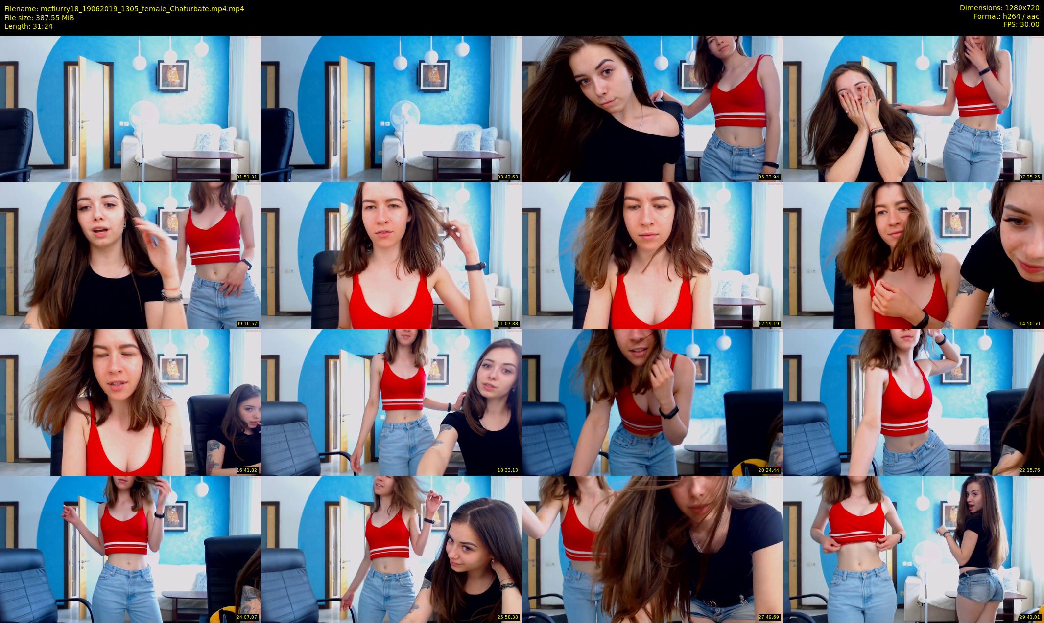 mcflurry18 — 32 minute Chaturbate female cam show recording, 720p, Jun 19, 2019