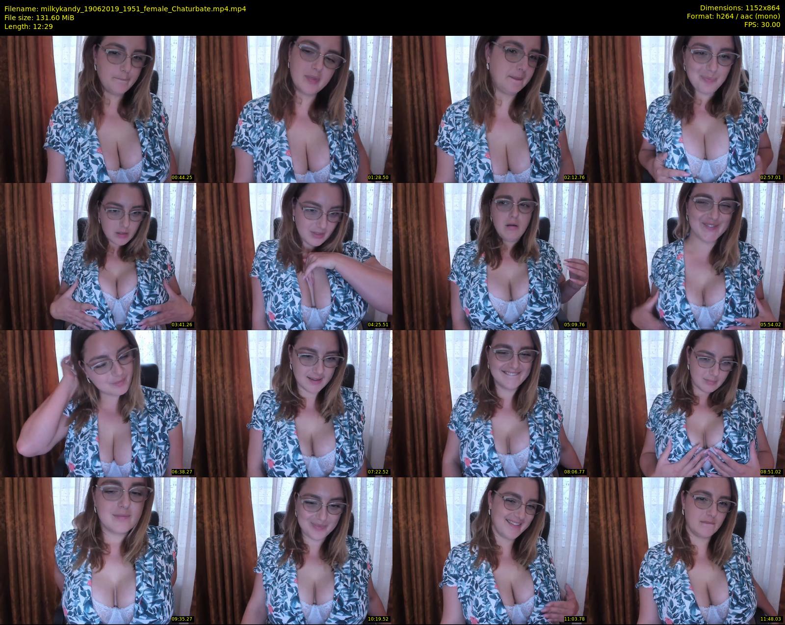 milkykandy — 13 minute Chaturbate female cam show recording, 720p, Jun 19, 2019