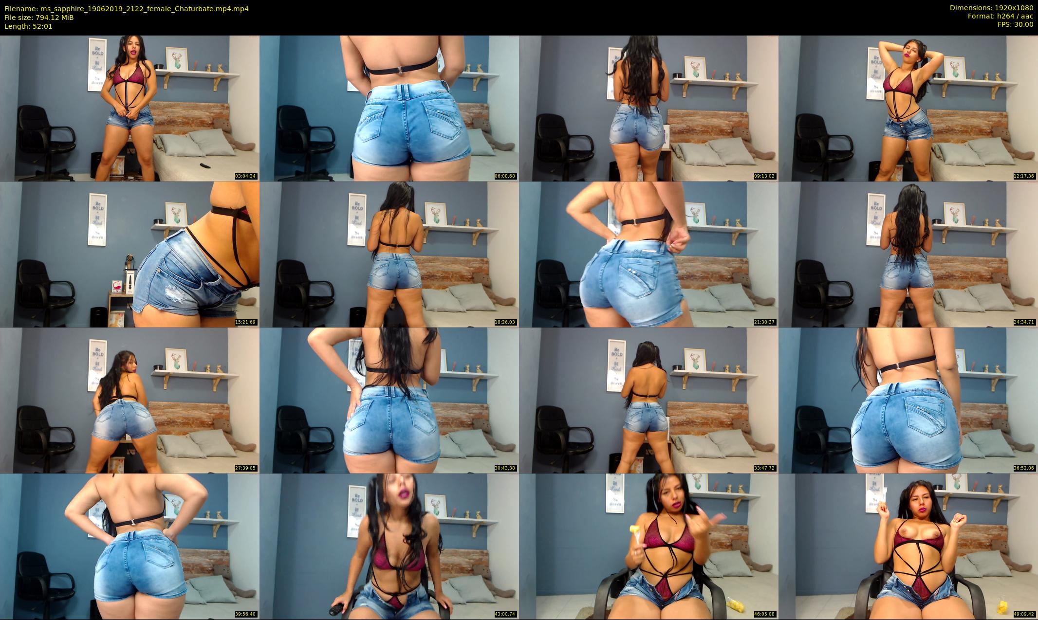 ms_sapphire — 53 minute Chaturbate female cam show recording, 1080p, Jun 19, 2019