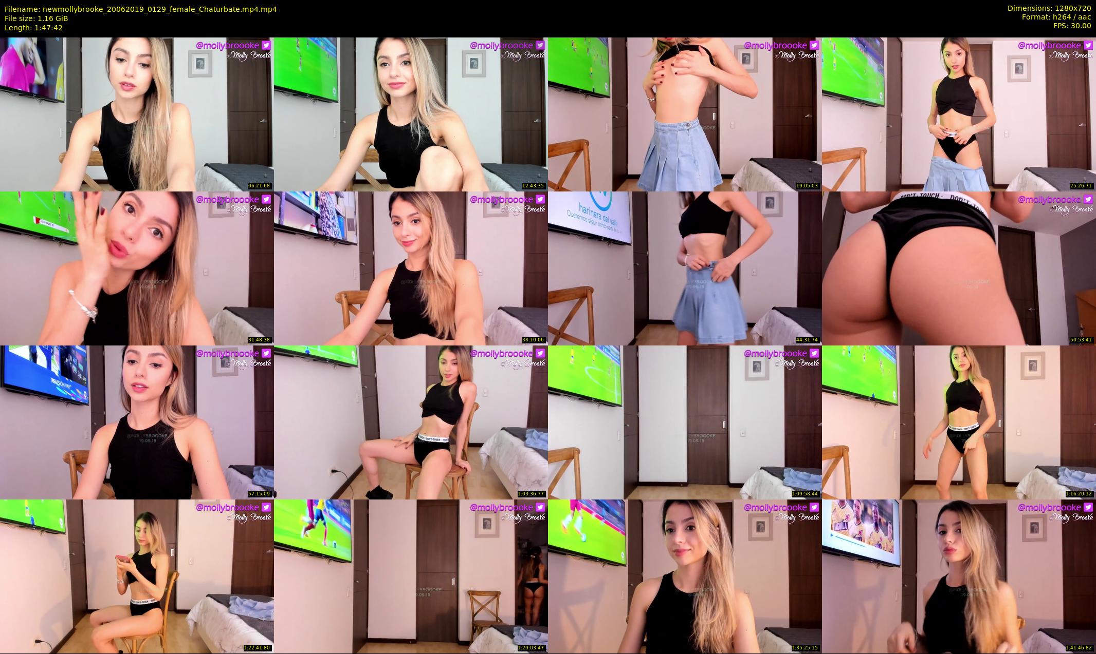 newmollybrooke — 108 minute Chaturbate female cam show recording, 720p, Jun 20, 2019
