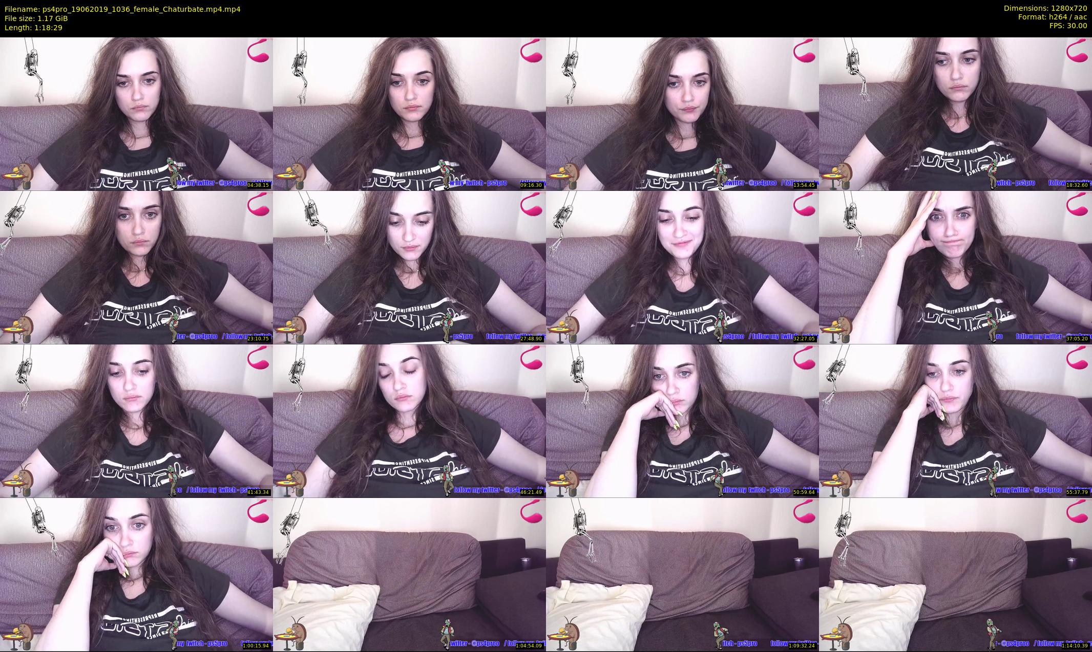 ps4pro — 79 minute Chaturbate female cam show recording, 720p, Jun 19, 2019