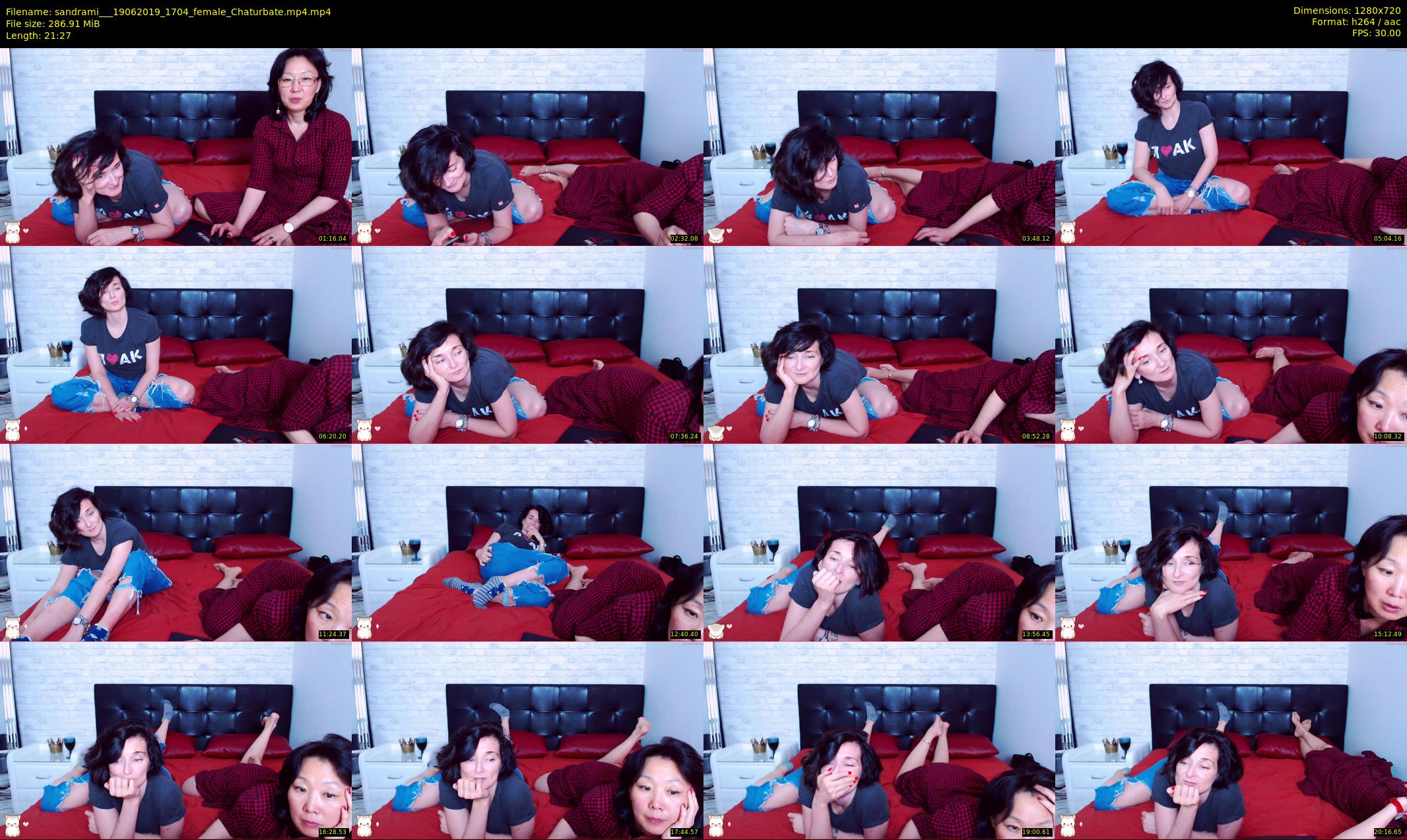 sandrami__ — 22 minute Chaturbate female cam show recording, 720p, Jun 19, 2019