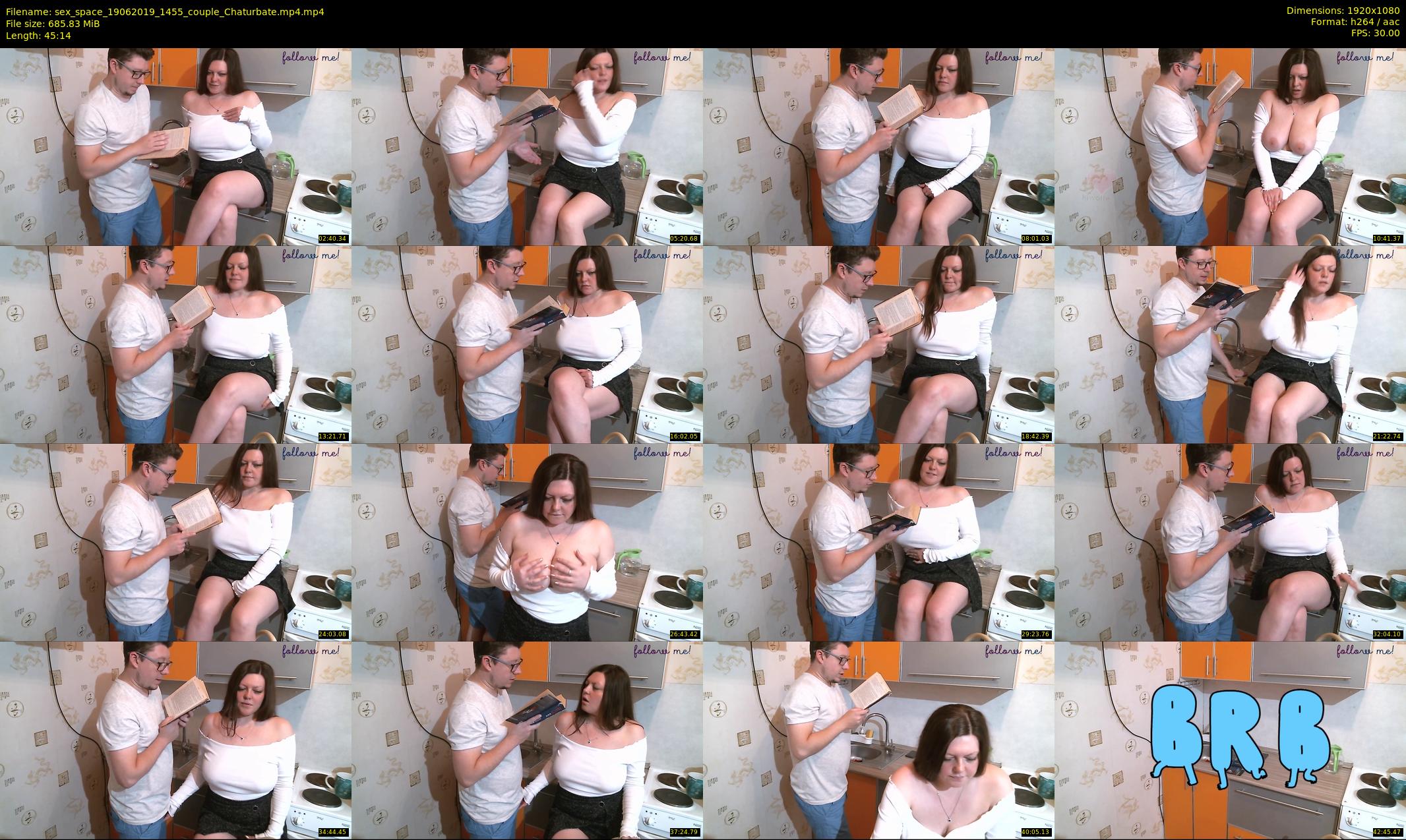 sex_space — 46 minute Chaturbate couple cam show recording, 1080p, Jun 19, 2019