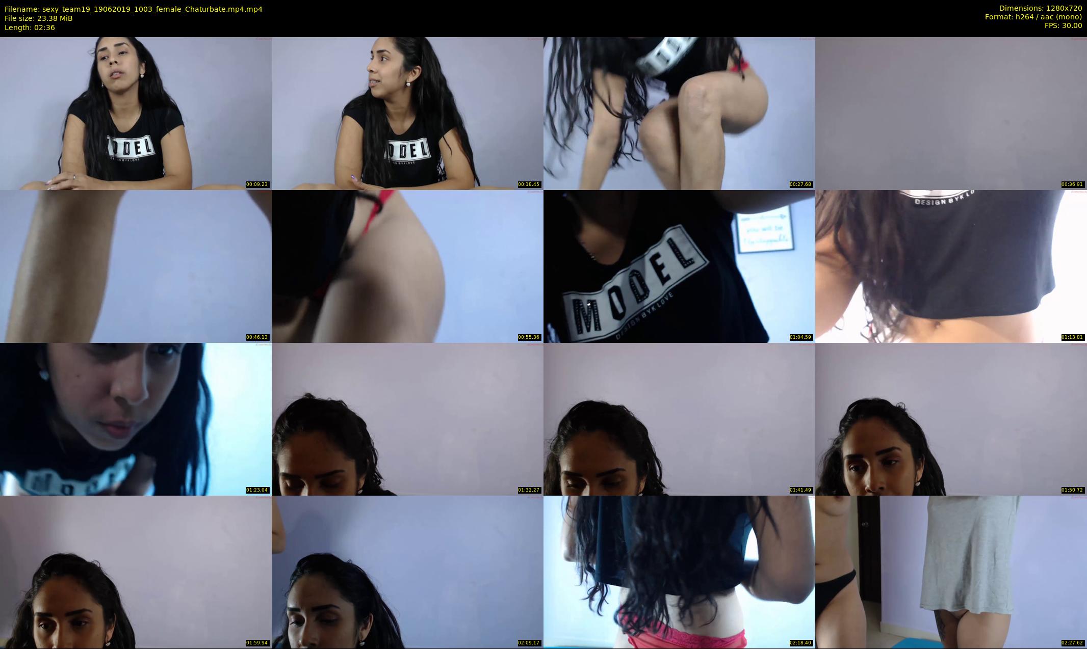 sexy_team19 — 3 minute Chaturbate female cam show recording, 720p, Jun 19, 2019