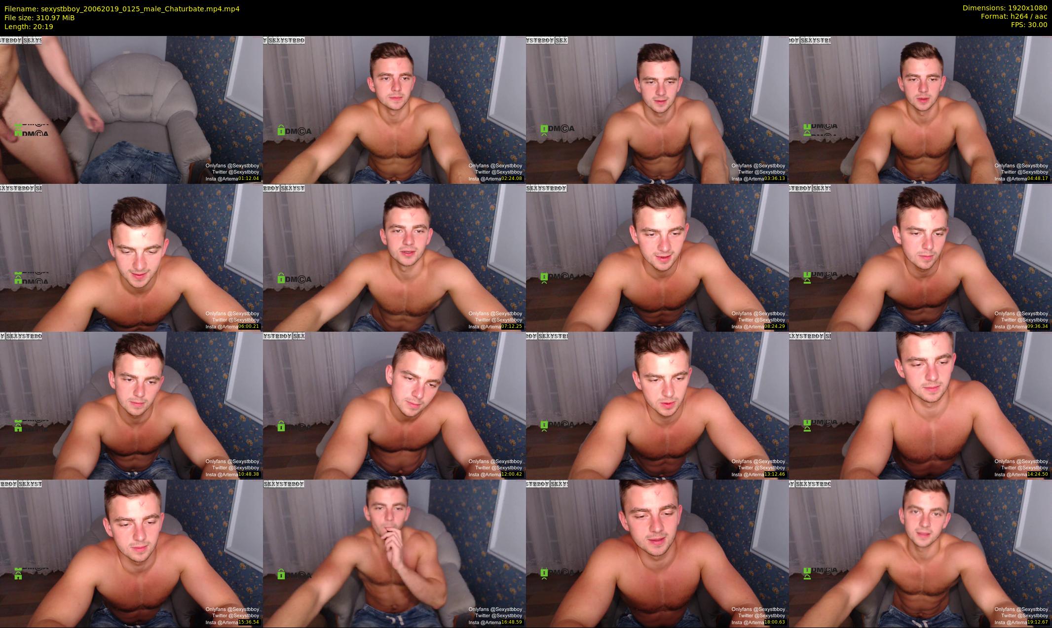 sexystbboy — 21 minute Chaturbate male cam show recording, 1080p, Jun 20, 2019