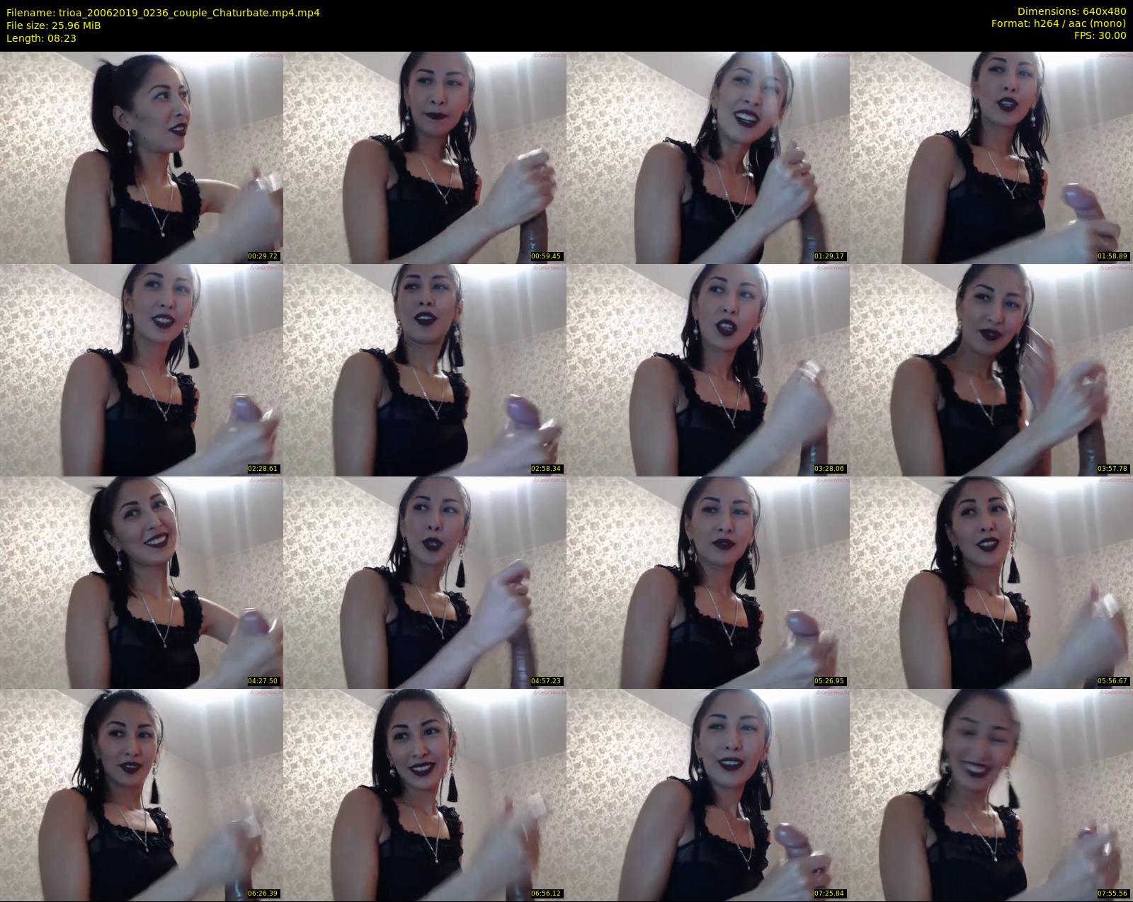trioa — 9 minute Chaturbate couple cam show recording, 480p, Jun 20, 2019