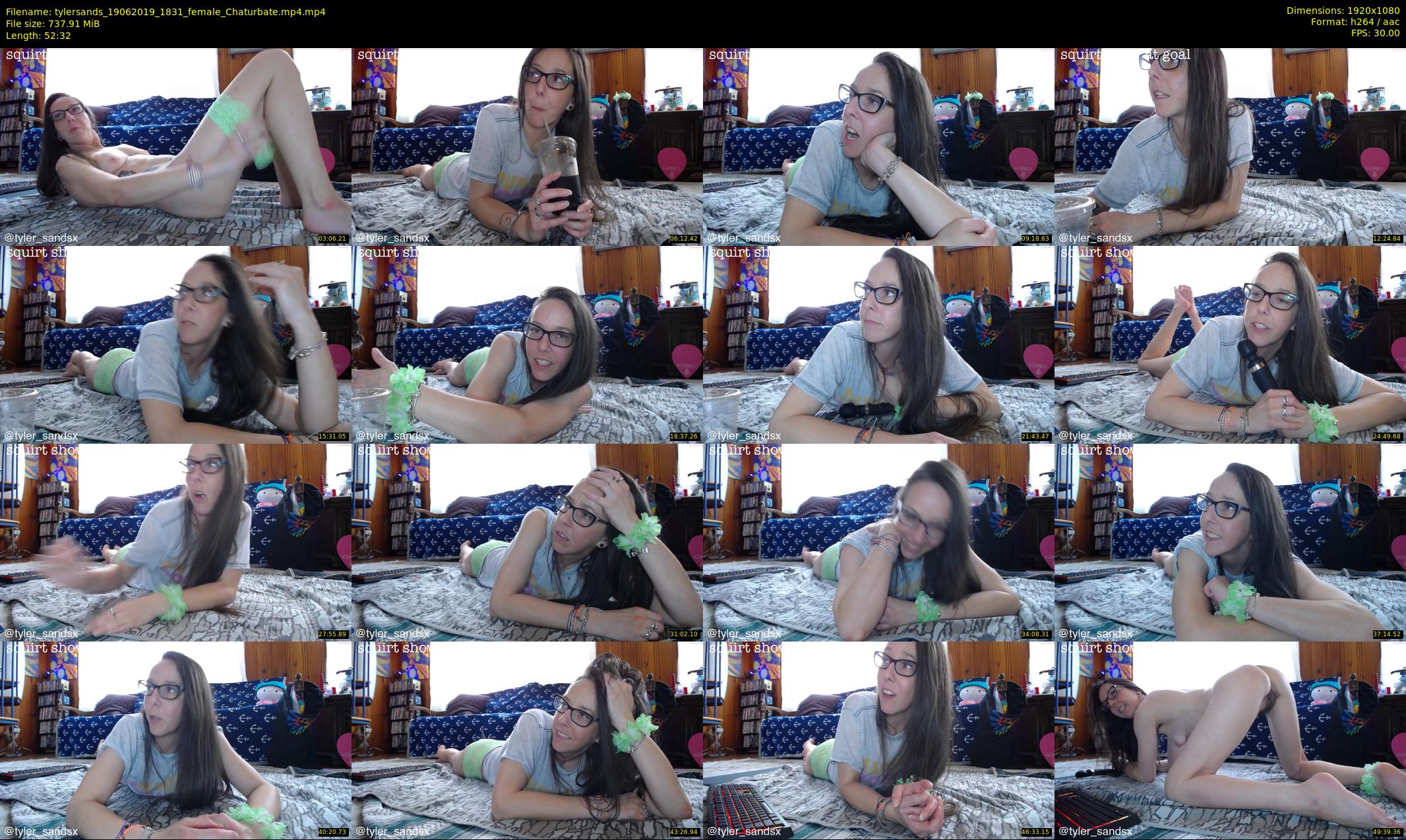 tylersands — 53 minute Chaturbate female cam show recording, 1080p, Jun 19, 2019