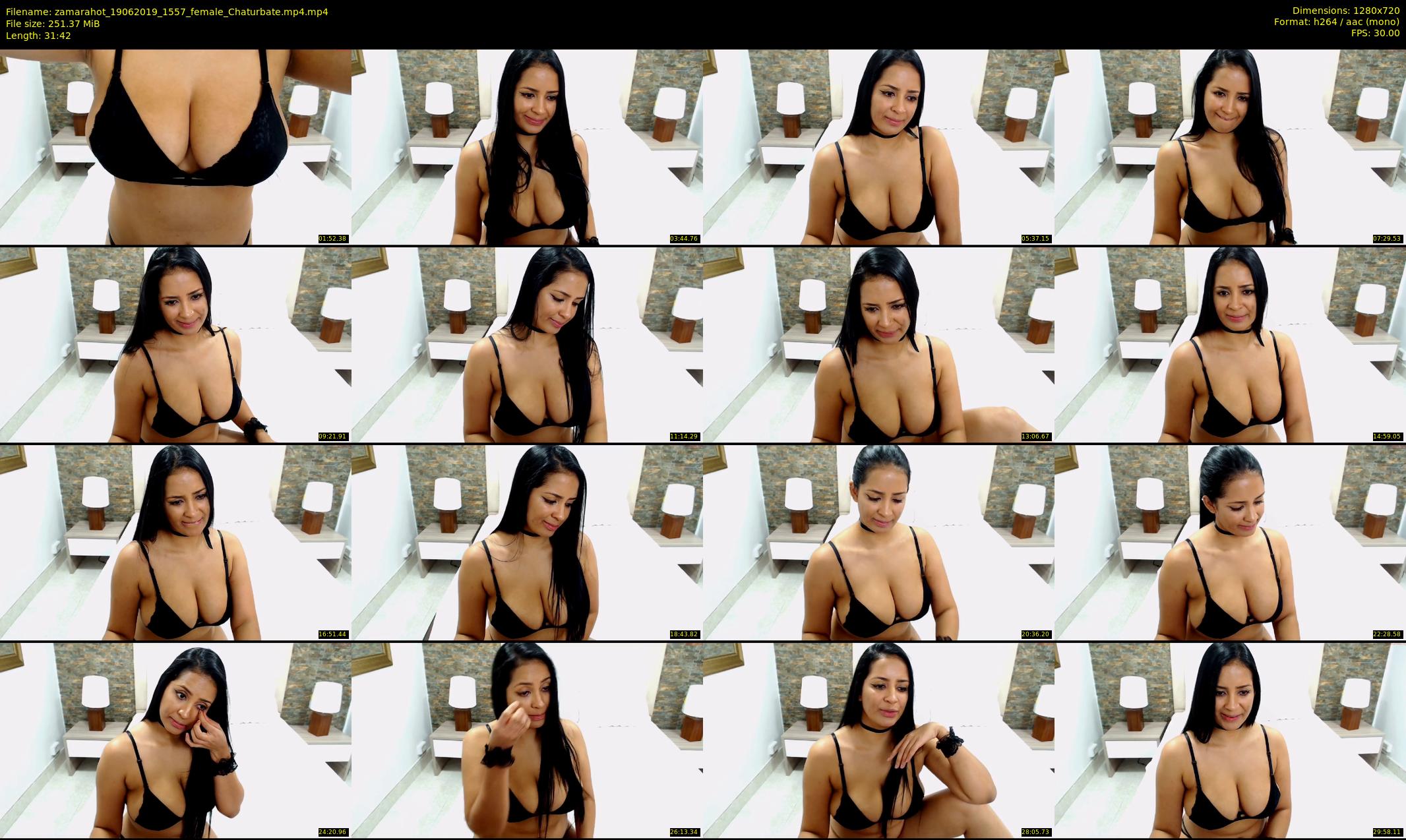 zamarahot — 32 minute Chaturbate female cam show recording, 720p, Jun 19, 2019