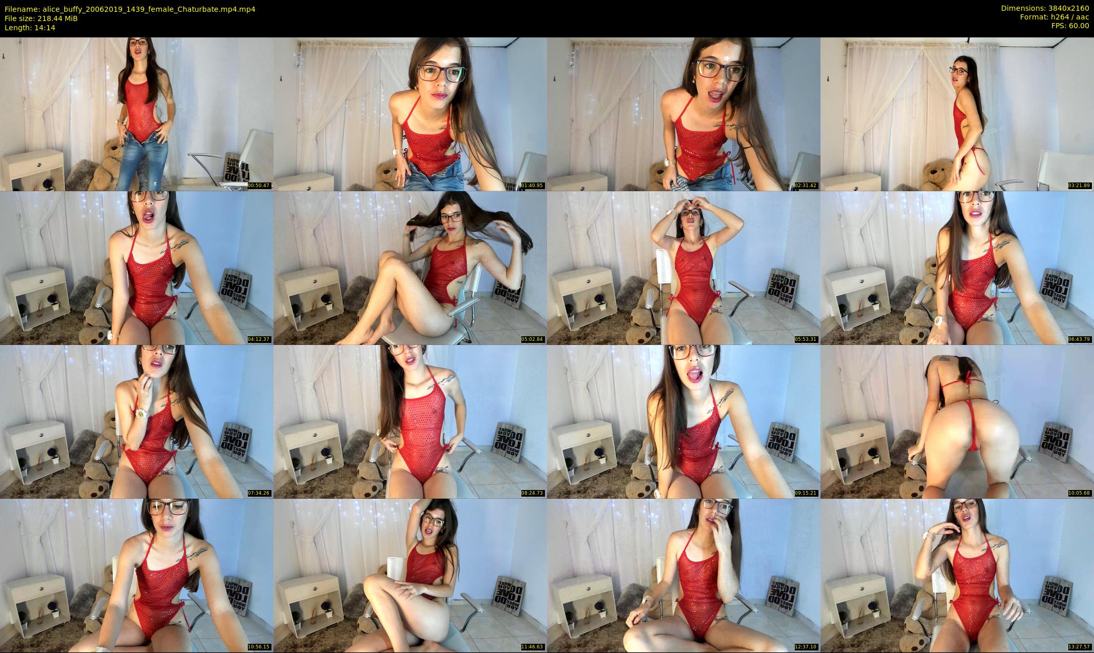 alice_buffy — 15 minute Chaturbate female cam show recording, 4K, Jun 20, 2019