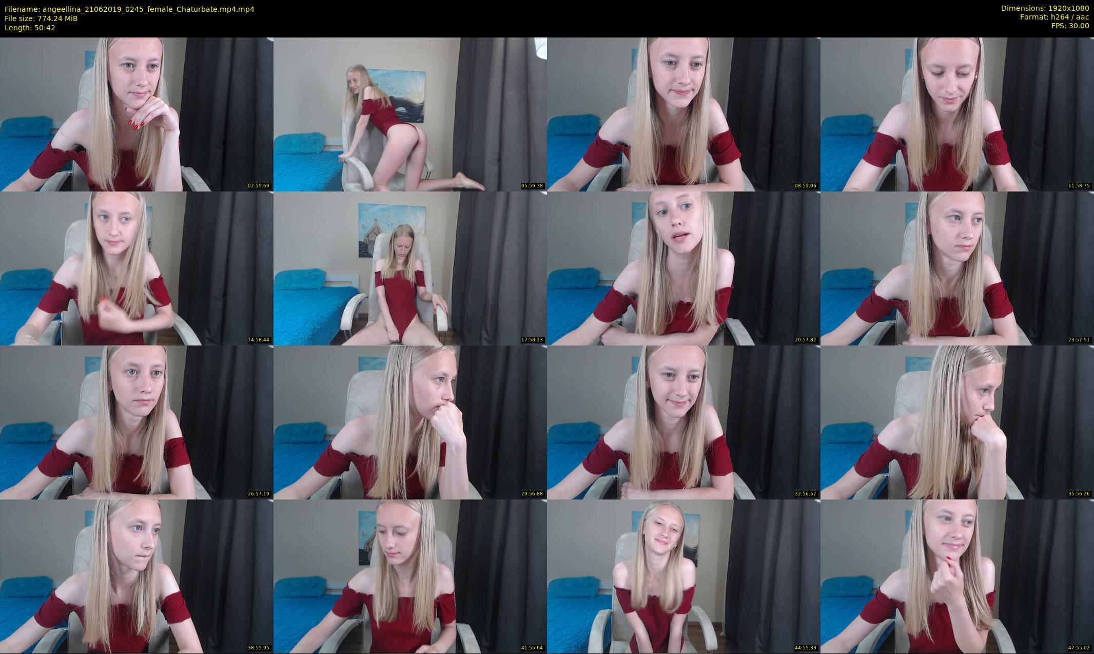 angeellina — 51 minute Chaturbate female cam show recording, 1080p, Jun 21, 2019