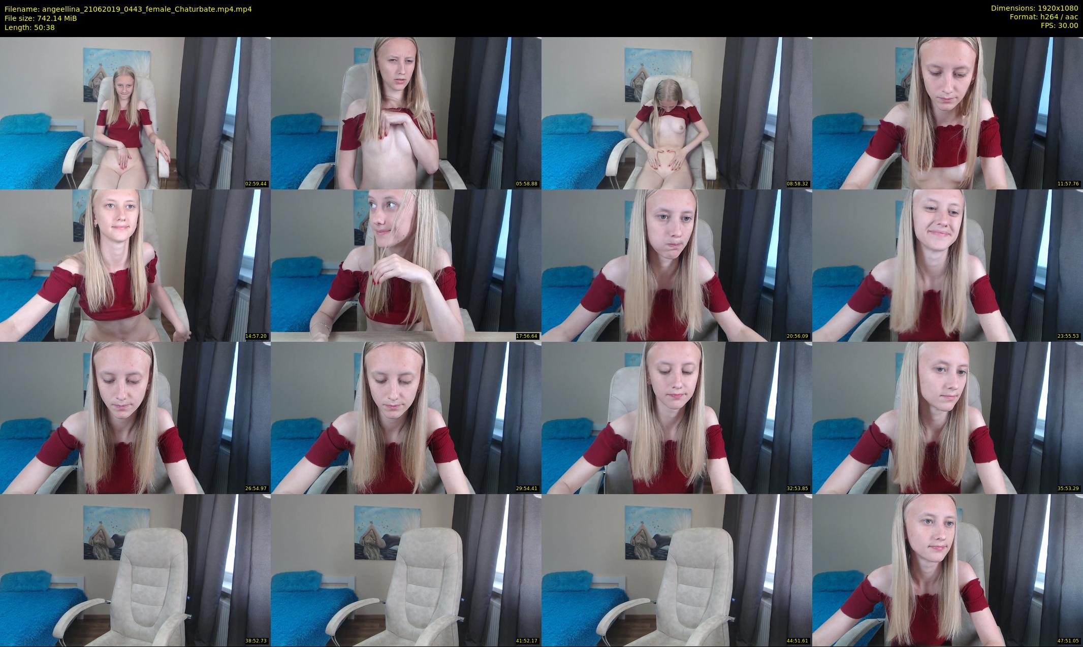 angeellina — 51 minute Chaturbate female cam show recording, 1080p, Jun 21, 2019