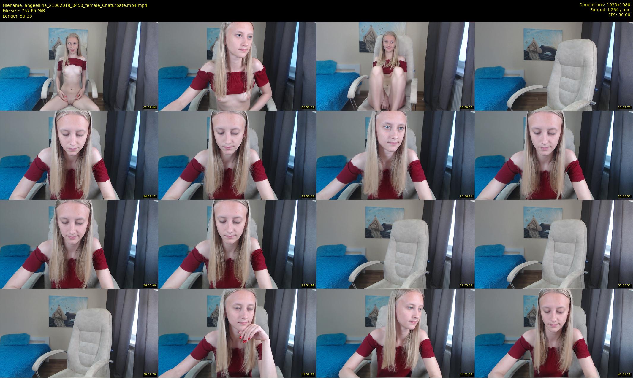 angeellina — 51 minute Chaturbate female cam show recording, 1080p, Jun 21, 2019