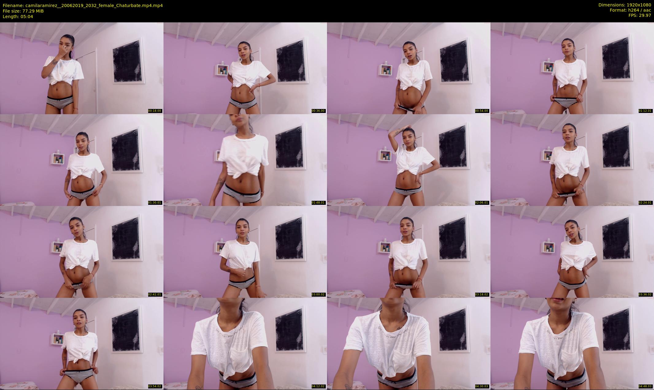 camilaramirez_ — 6 minute Chaturbate female cam show recording, 1080p, Jun 20, 2019