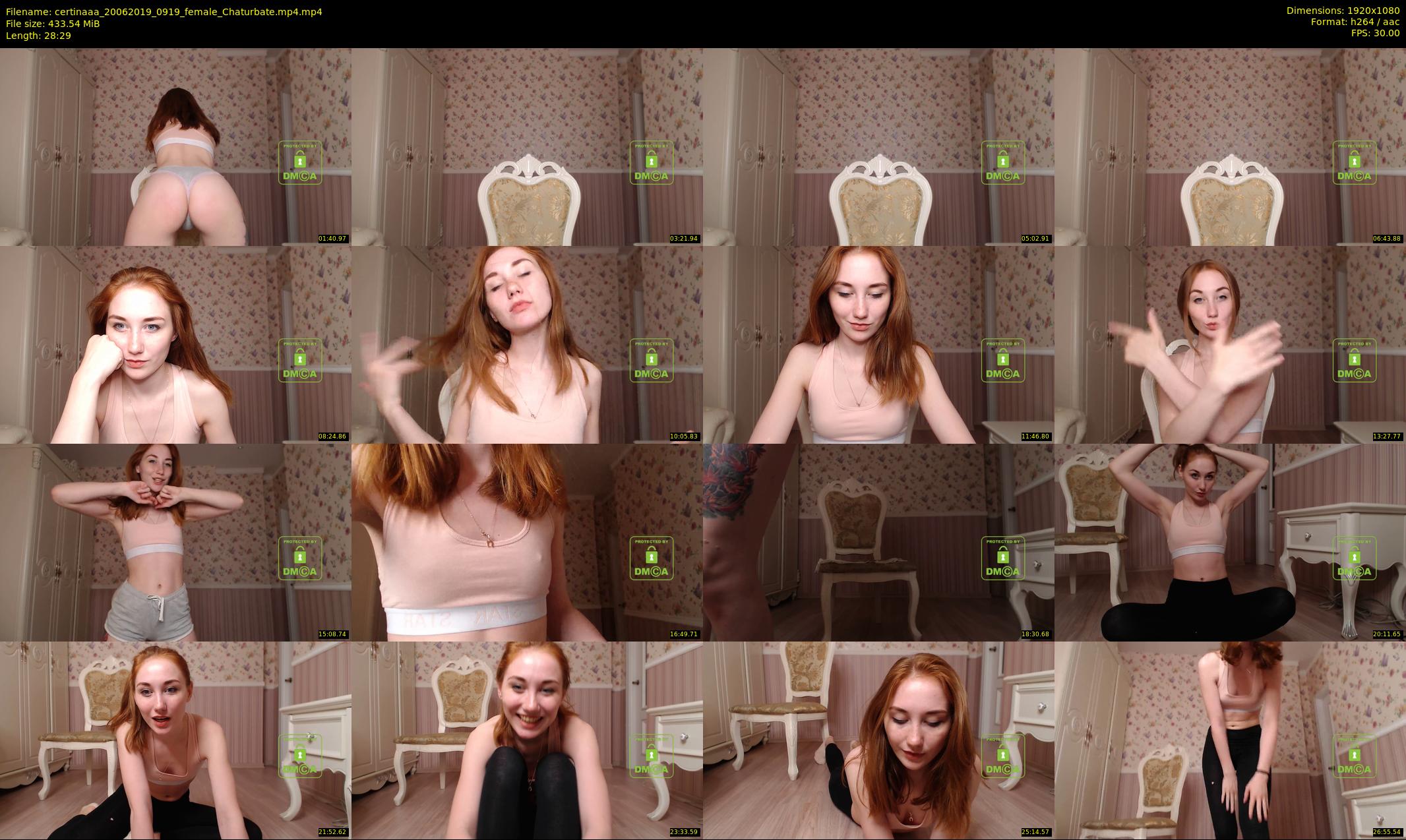 certinaaa — 29 minute Chaturbate female cam show recording, 1080p, Jun 20, 2019