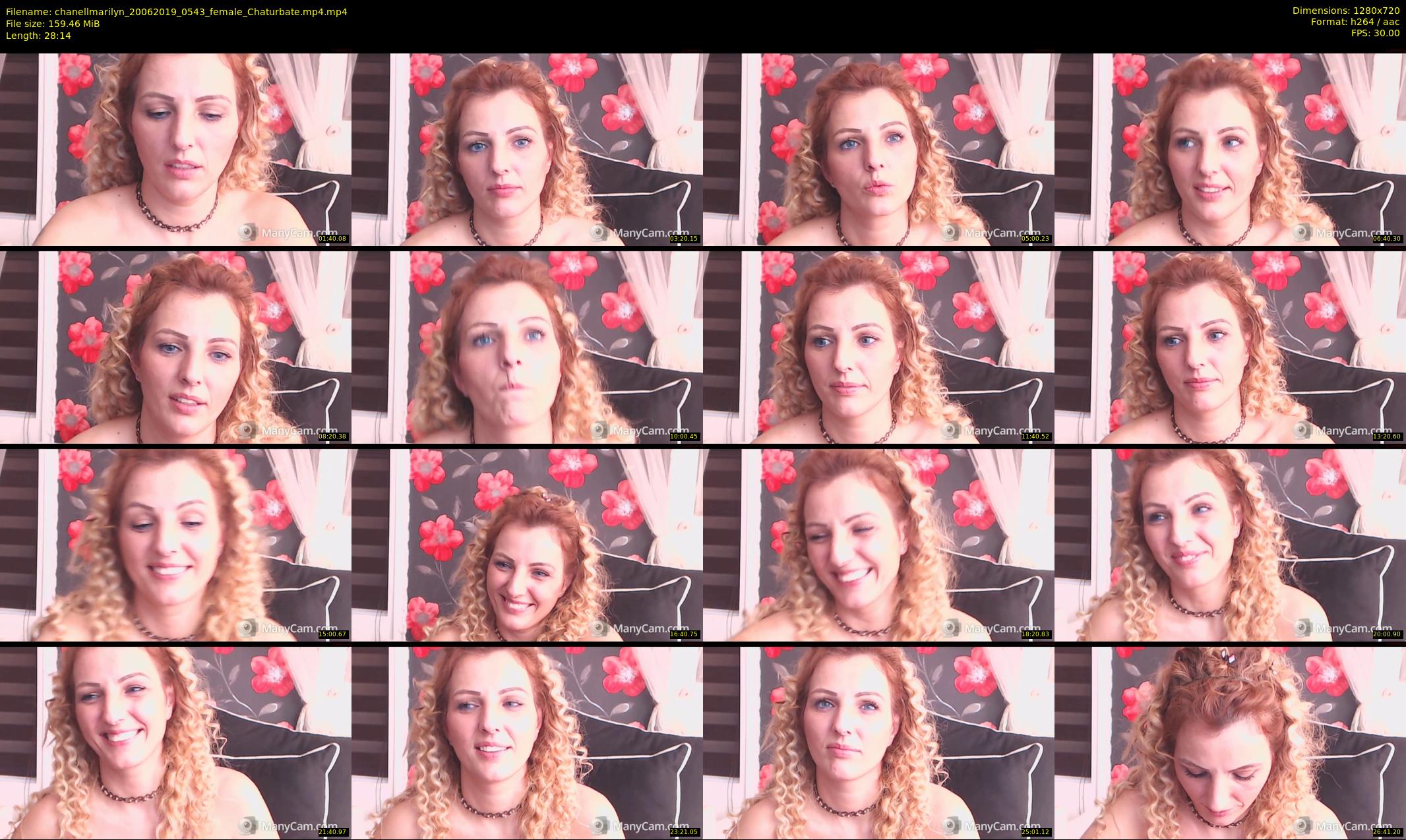 chanellmarilyn — 29 minute Chaturbate female cam show recording, 720p, Jun 20, 2019