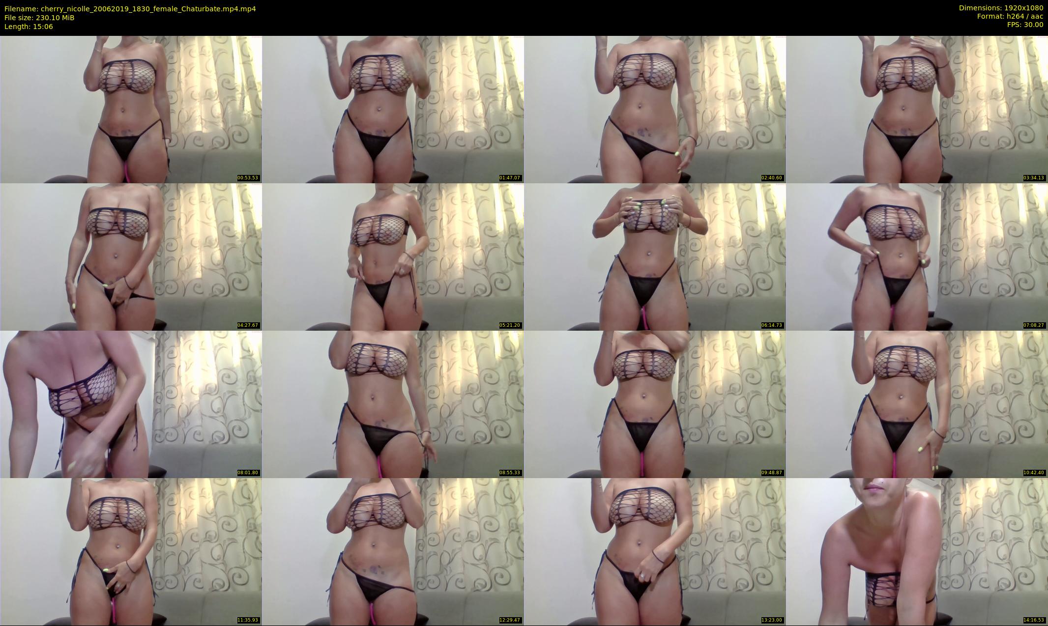 cherry_nicolle — 16 minute Chaturbate female cam show recording, 1080p, Jun 20, 2019