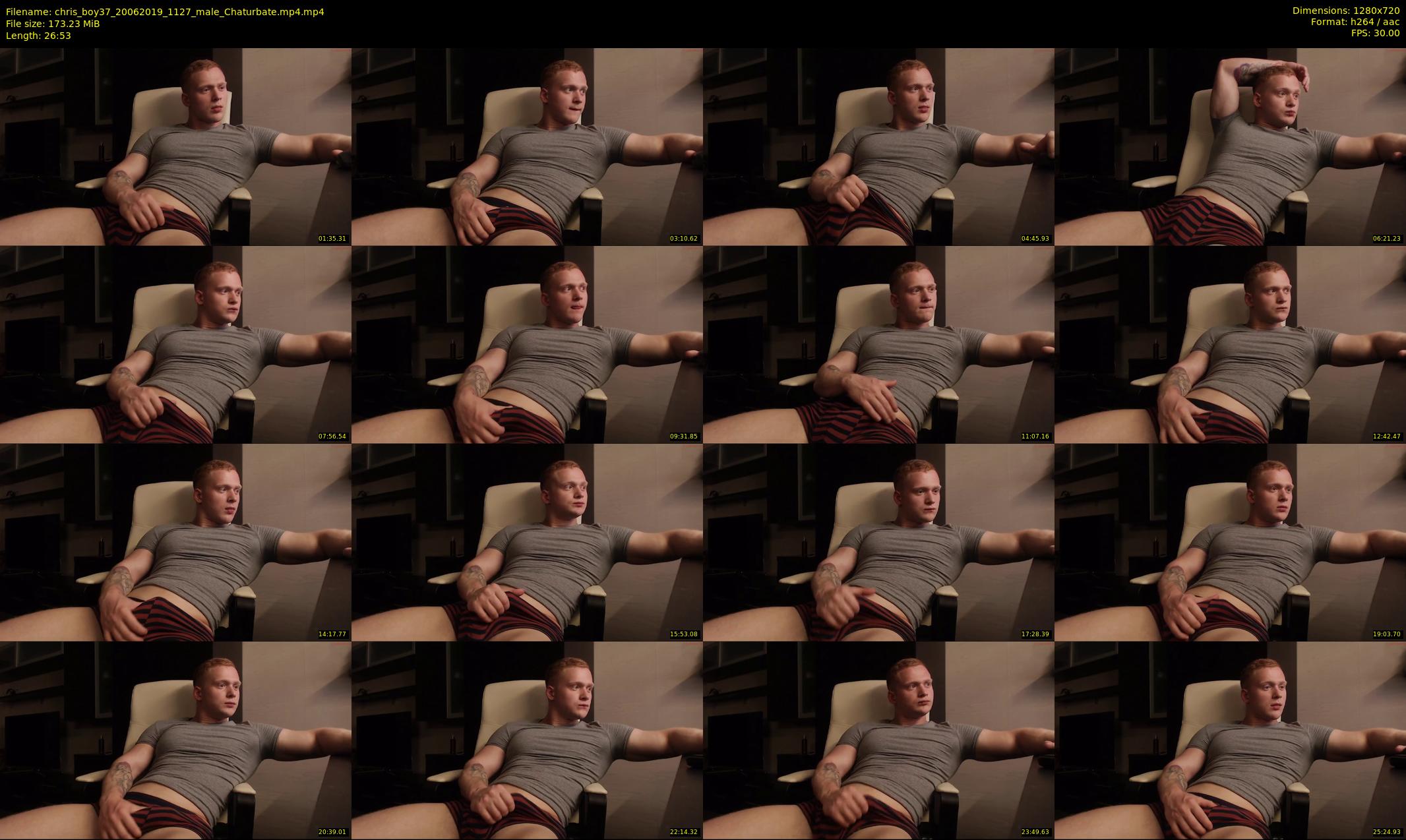 chris_boy37 — 27 minute Chaturbate male cam show recording, 720p, Jun 20, 2019