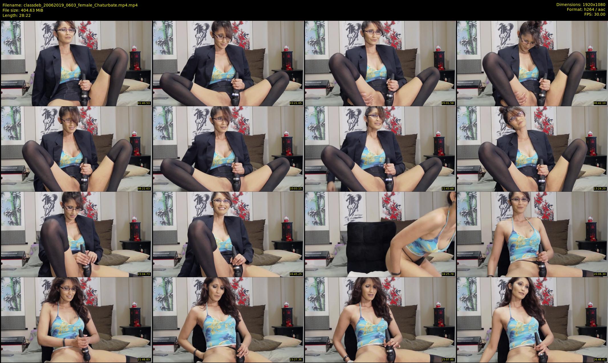 classdeb — 29 minute Chaturbate female cam show recording, 1080p, Jun 20, 2019