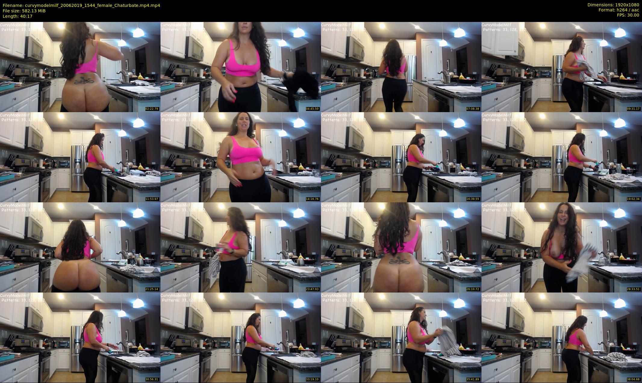 curvymodelmilf — 41 minute Chaturbate female cam show recording, 1080p, Jun 20, 2019