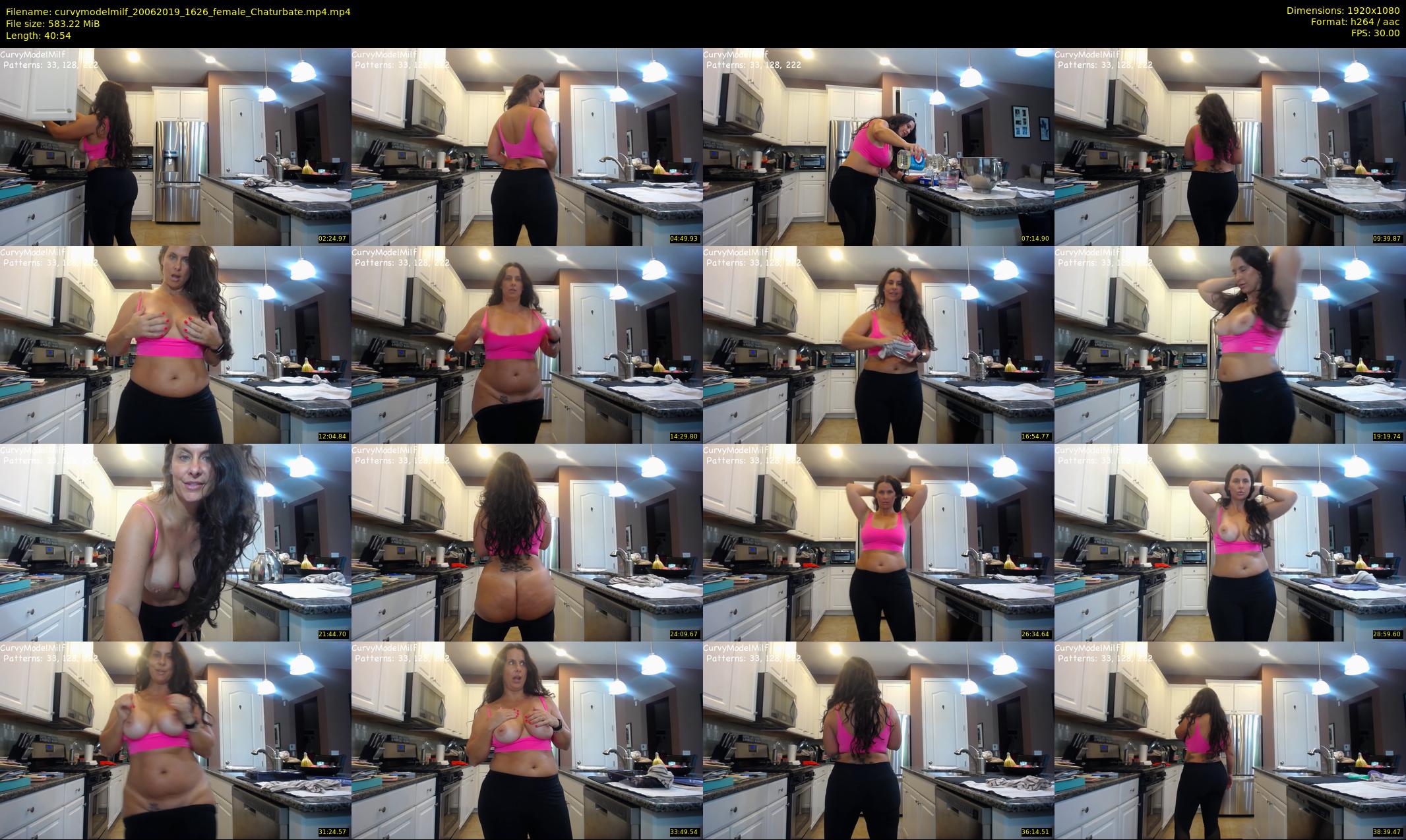 curvymodelmilf — 41 minute Chaturbate female cam show recording, 1080p, Jun 20, 2019