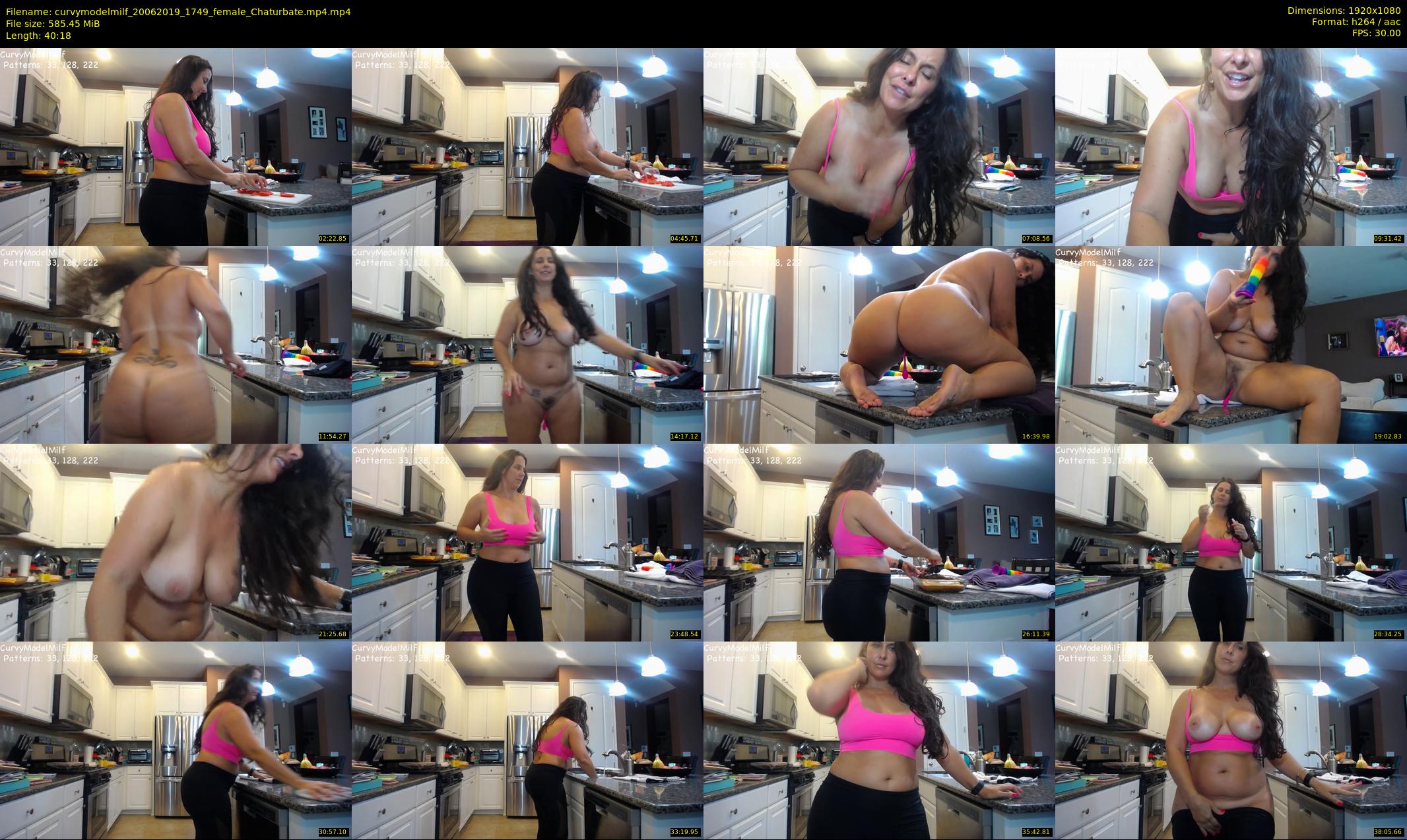curvymodelmilf — 41 minute Chaturbate female cam show recording, 1080p, Jun 20, 2019