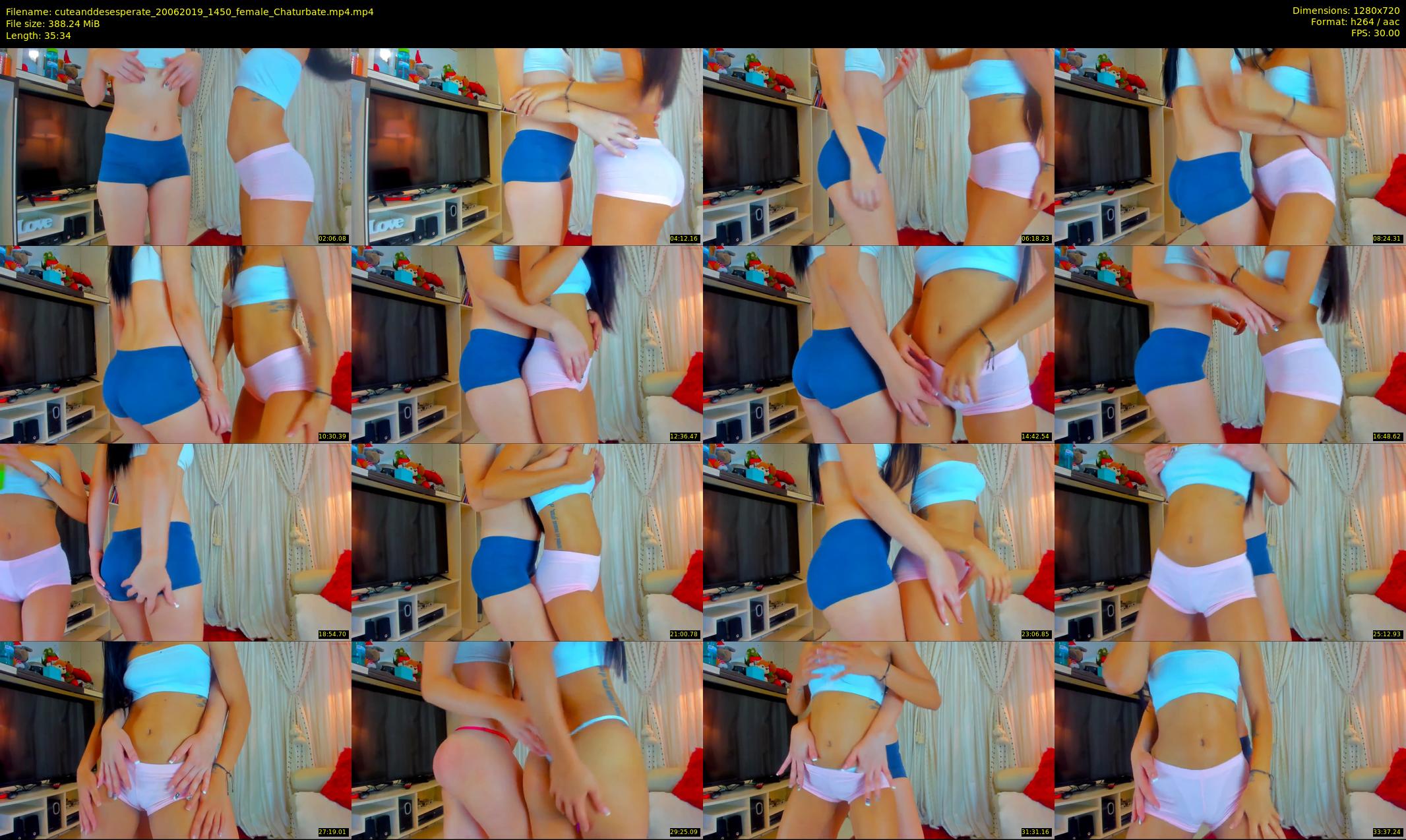 cuteanddesesperate — 36 minute Chaturbate female cam show recording, 720p, Jun 20, 2019