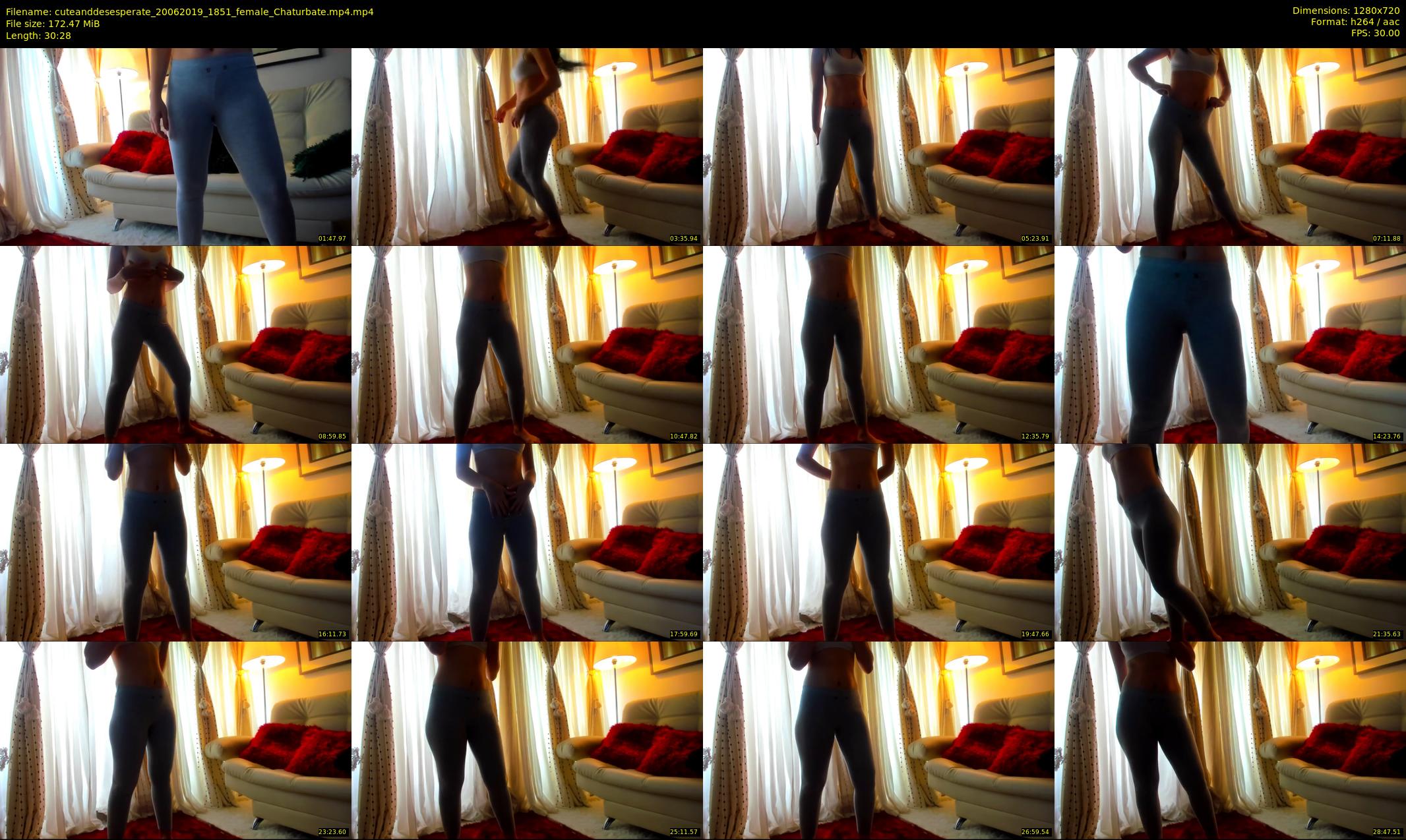 cuteanddesesperate — 31 minute Chaturbate female cam show recording, 720p, Jun 20, 2019