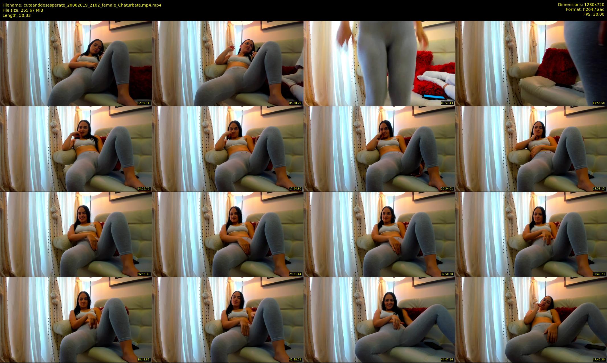cuteanddesesperate — 51 minute Chaturbate female cam show recording, 720p, Jun 20, 2019