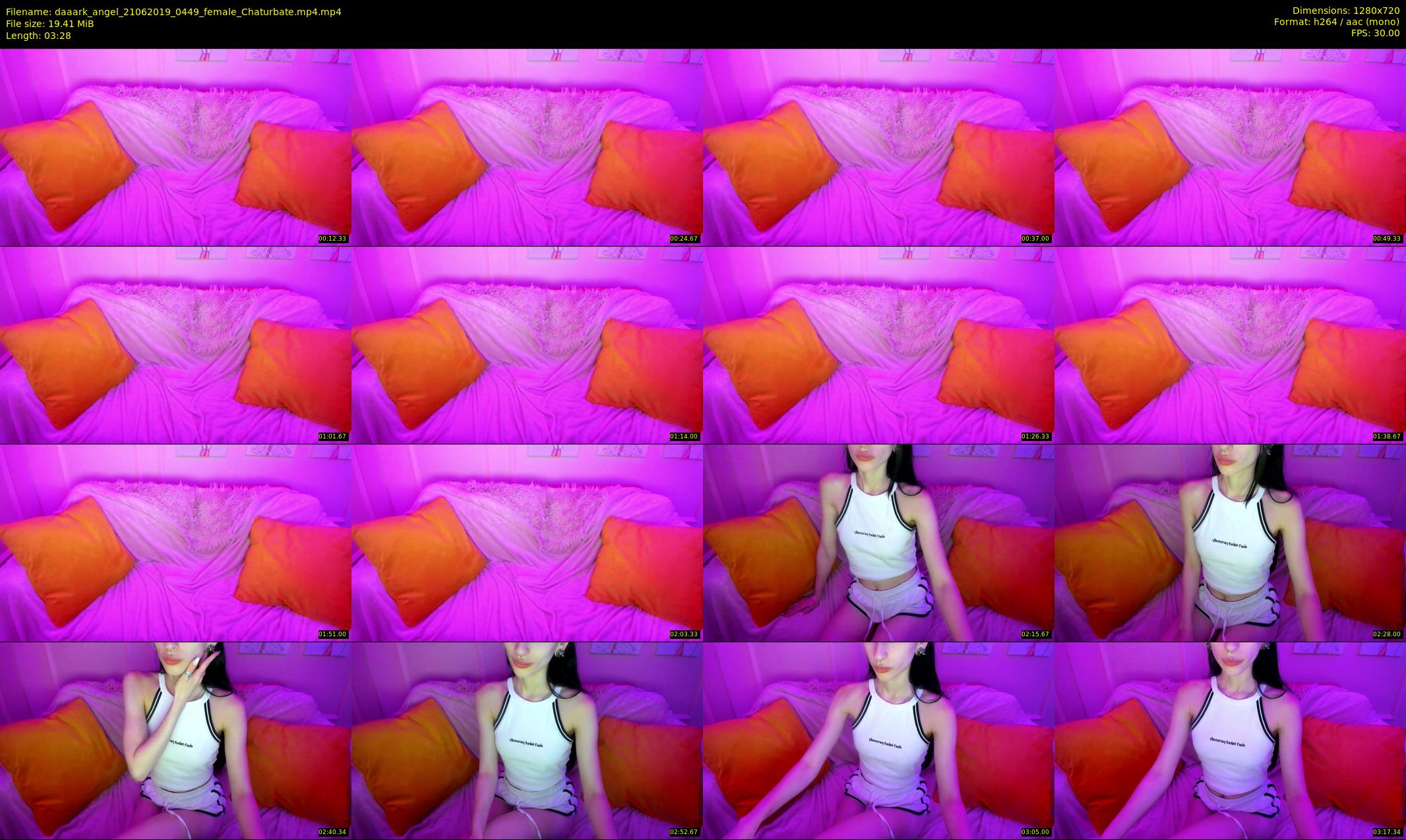 daaark_angel — 4 minute Chaturbate female cam show recording, 720p, Jun 21, 2019