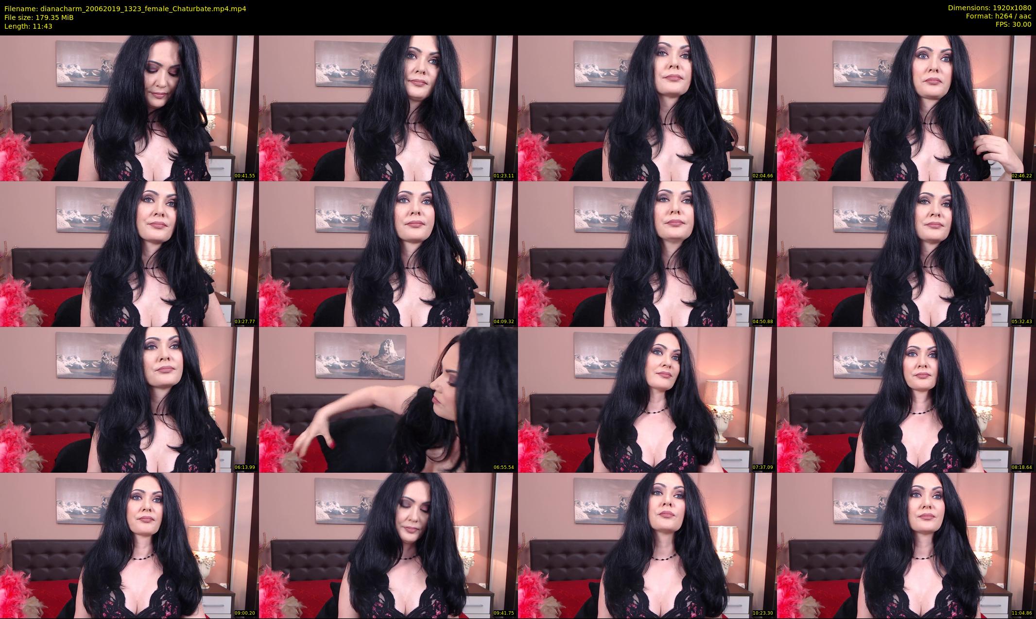 dianacharm — 12 minute Chaturbate female cam show recording, 1080p, Jun 20, 2019