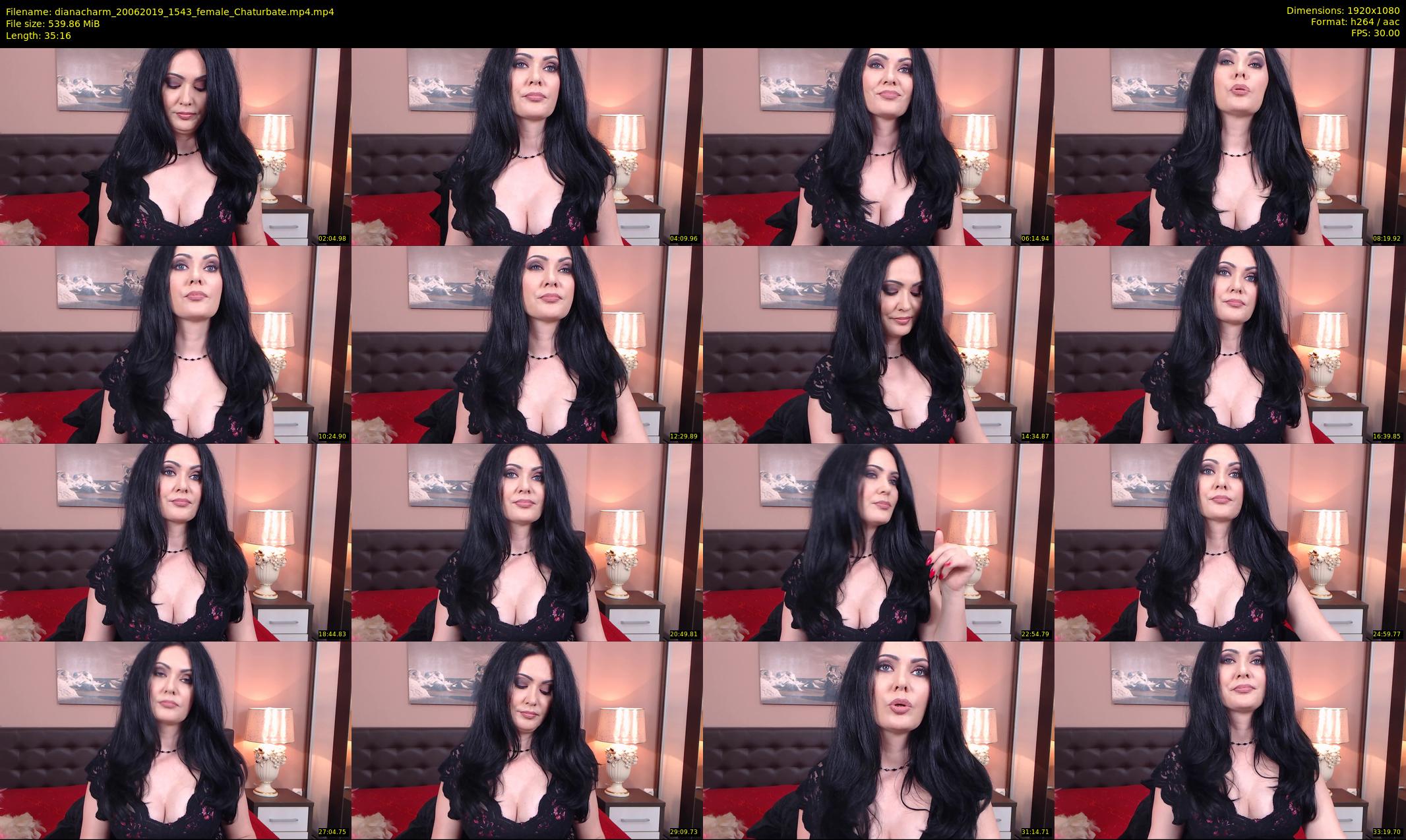 dianacharm — 36 minute Chaturbate female cam show recording, 1080p, Jun 20, 2019