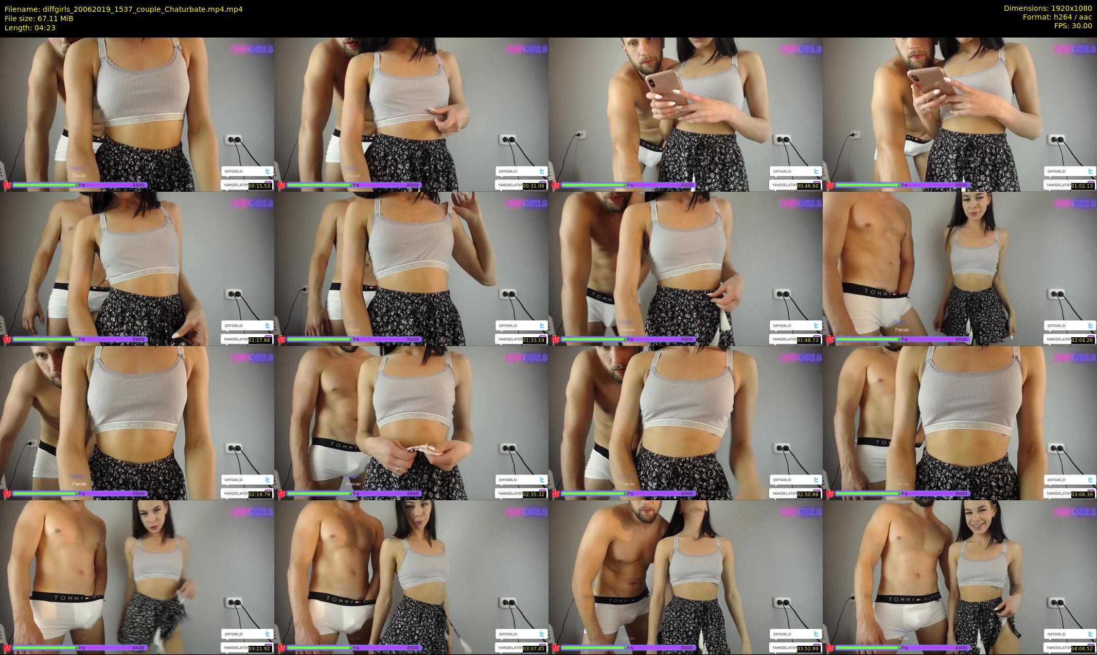 diffgirls — 5 minute Chaturbate female cam show recording, 1080p, Jun 20, 2019