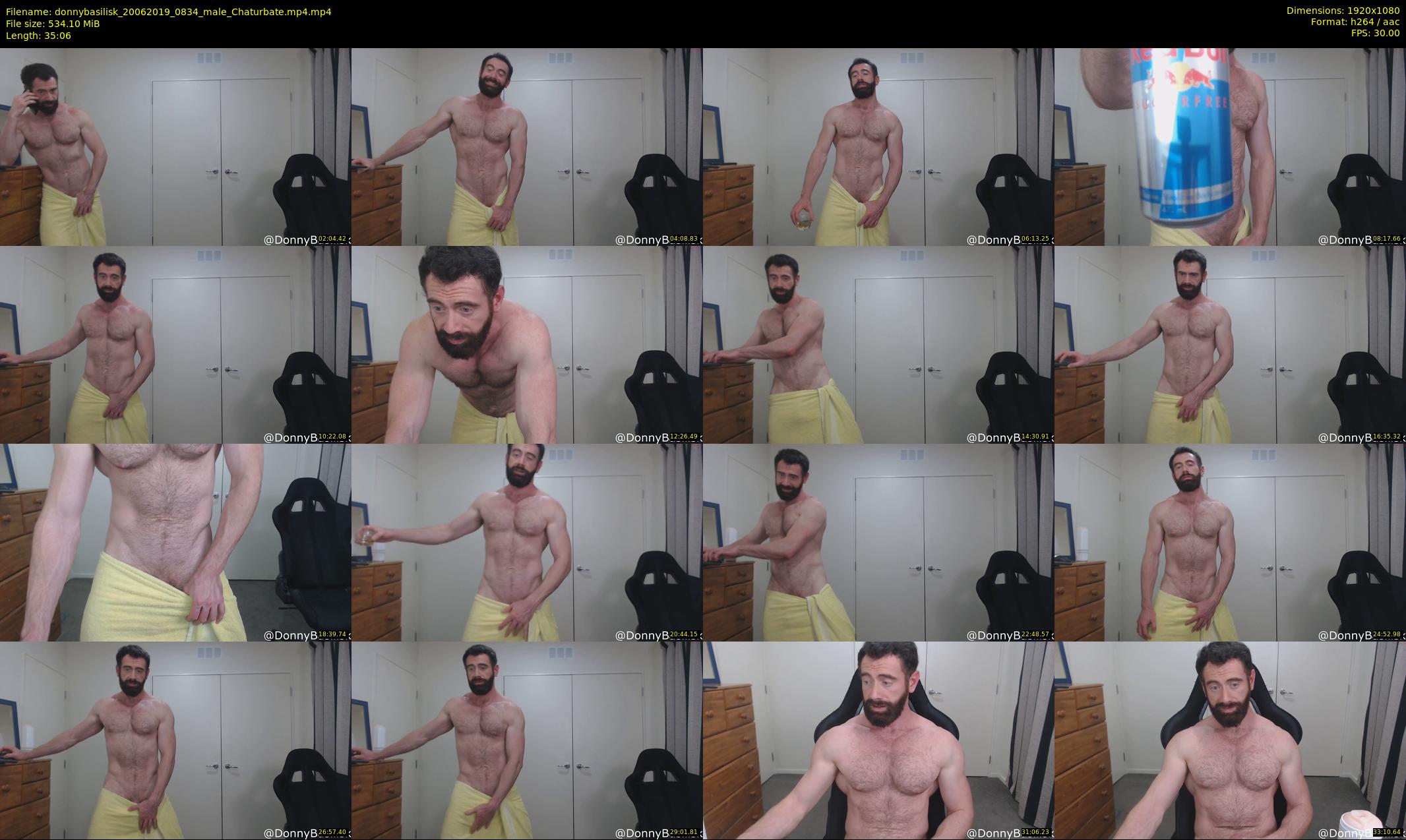 donnybasilisk — 36 minute Chaturbate male cam show recording, 1080p, Jun 20, 2019