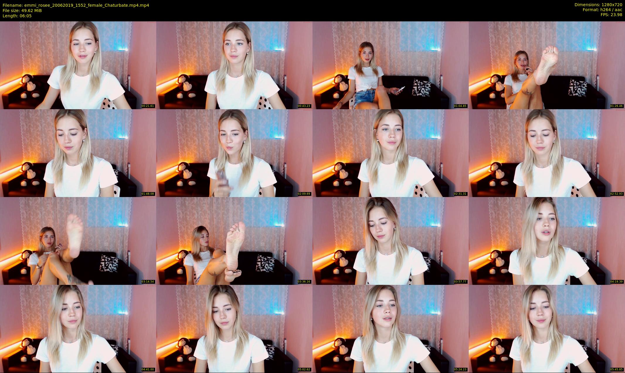 emmi_rosee — 7 minute Chaturbate female cam show recording, 720p, Jun 20, 2019