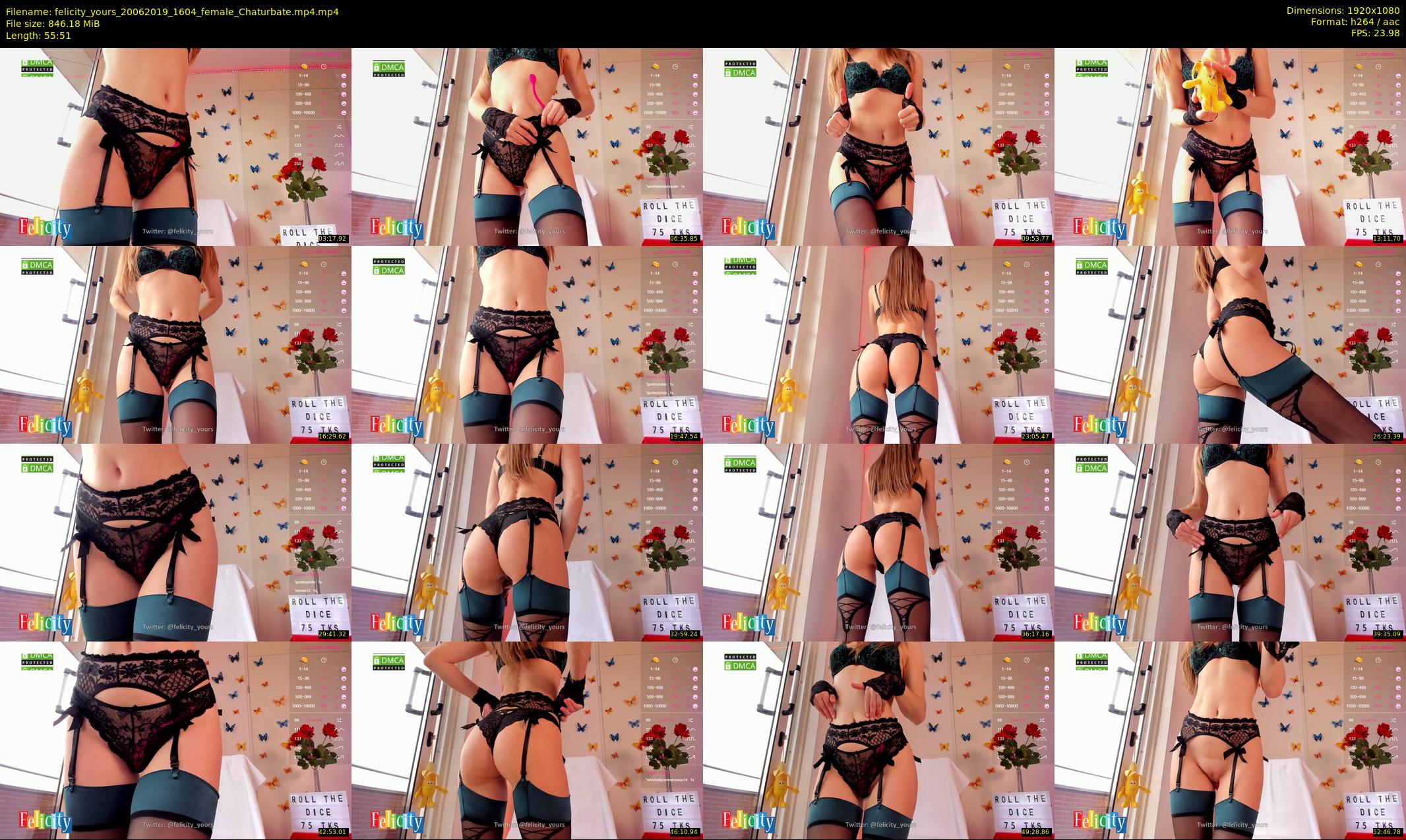 felicity_yours — 56 minute Chaturbate female cam show recording, 1080p, Jun 20, 2019